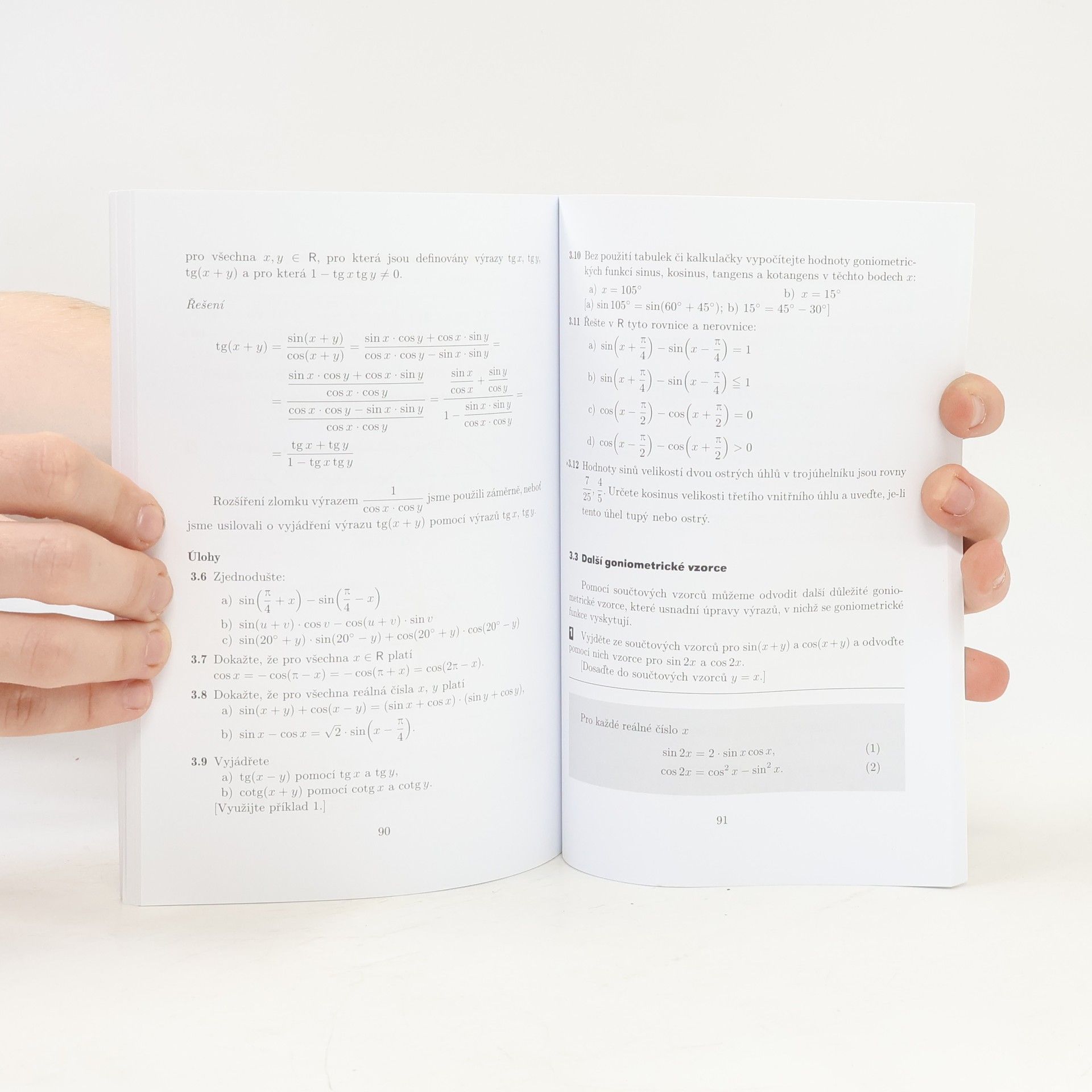 Oldřich Odvárko Matematika pro gymnázia. Goniometrie