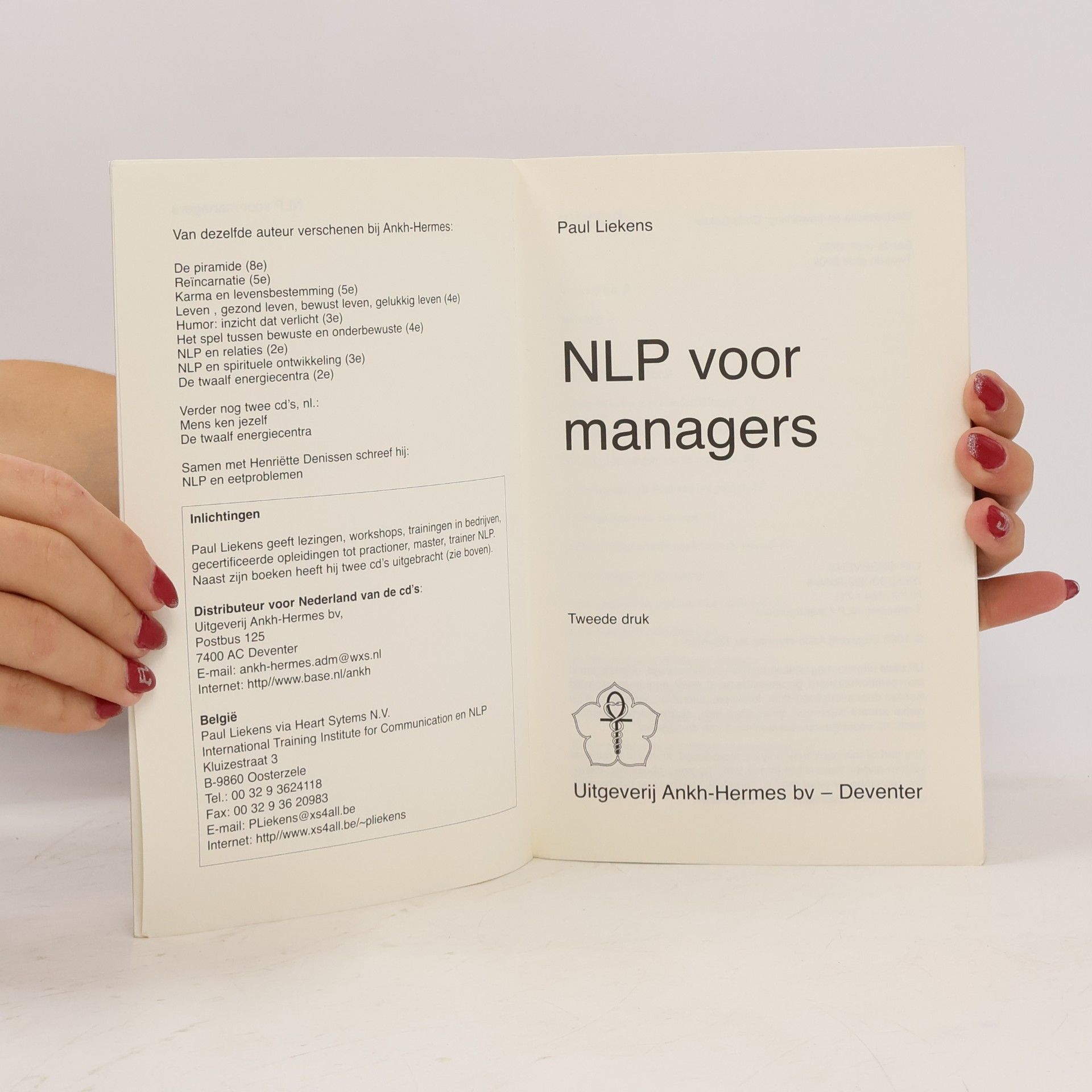 Paul Liekens NLP voor managers - druk 4