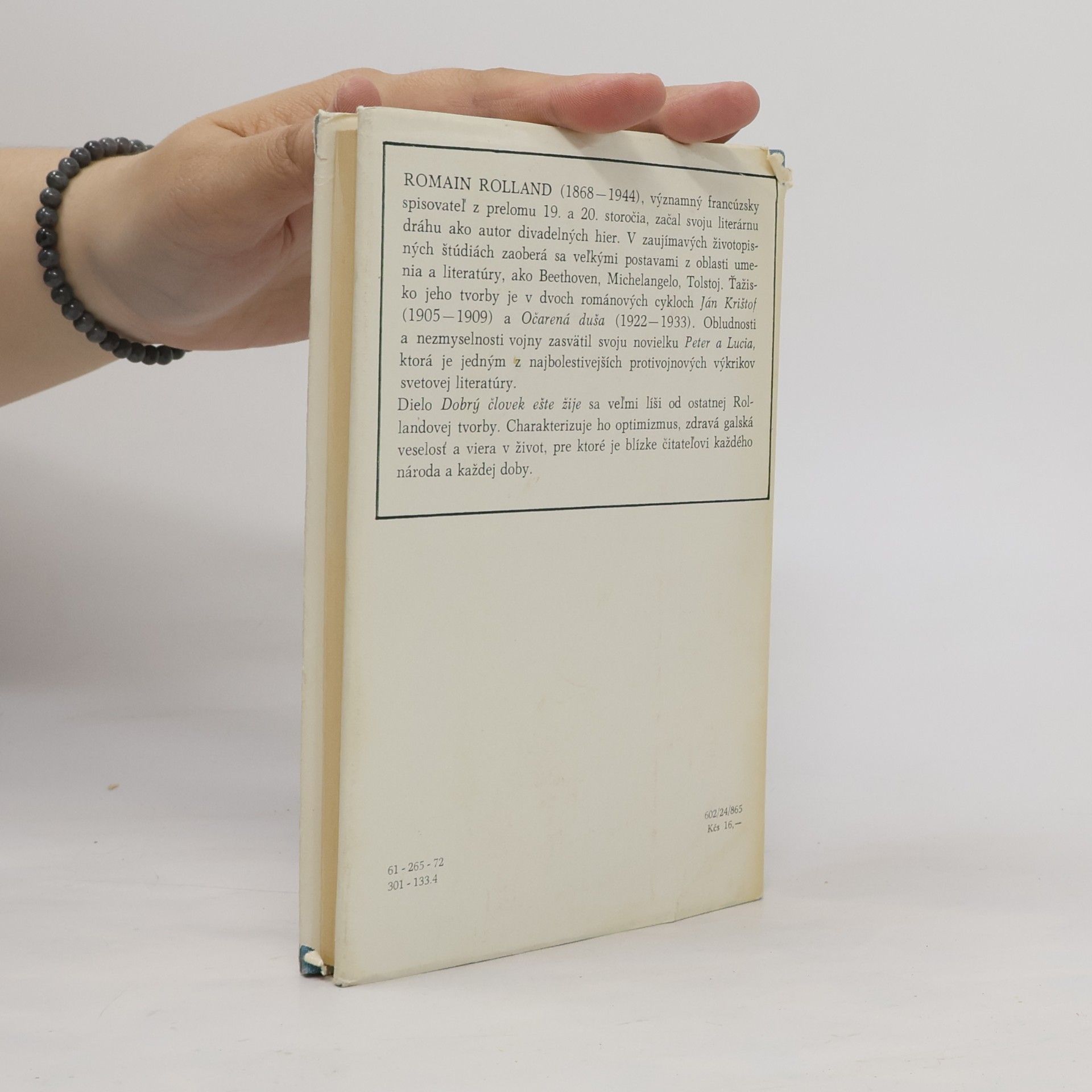 Romain Rolland Dobrý človek ešte žije