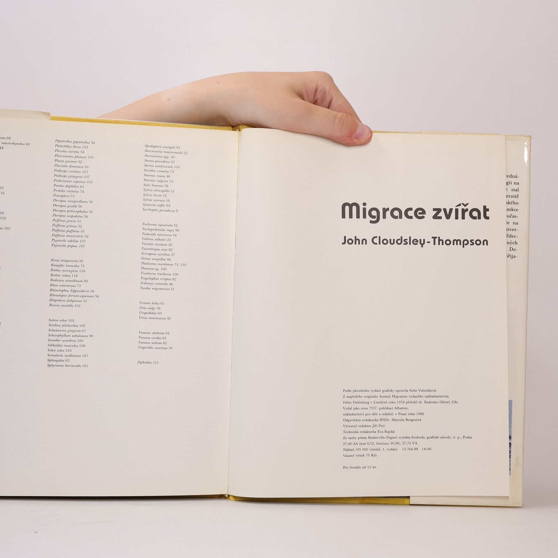 John Cloudsley Thompson Migrace zvířat