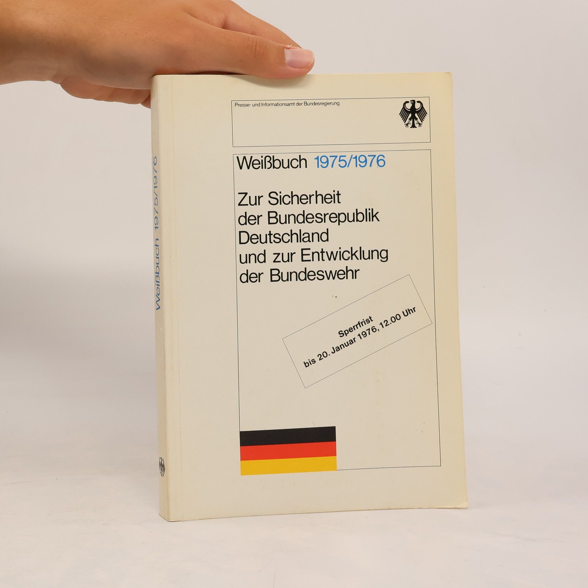 Various authors Weißbuch 1975/1976