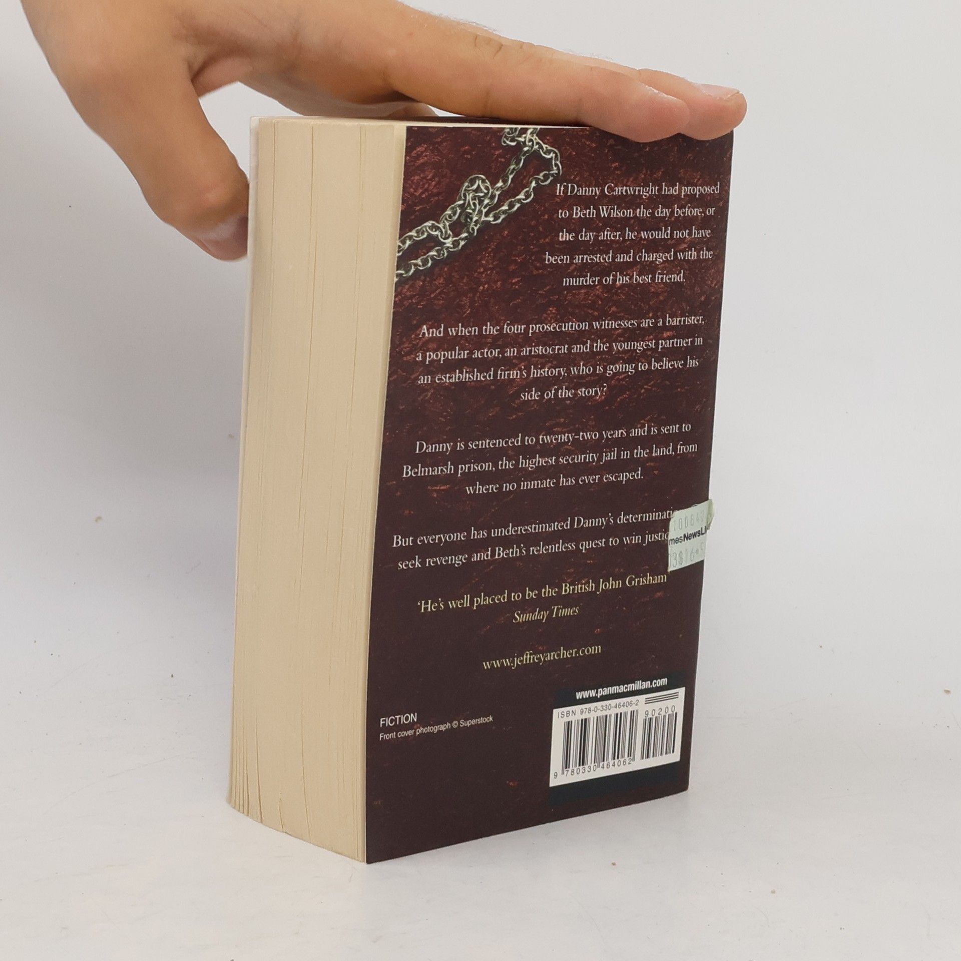 Jeffrey Archer A prisoner of birth
