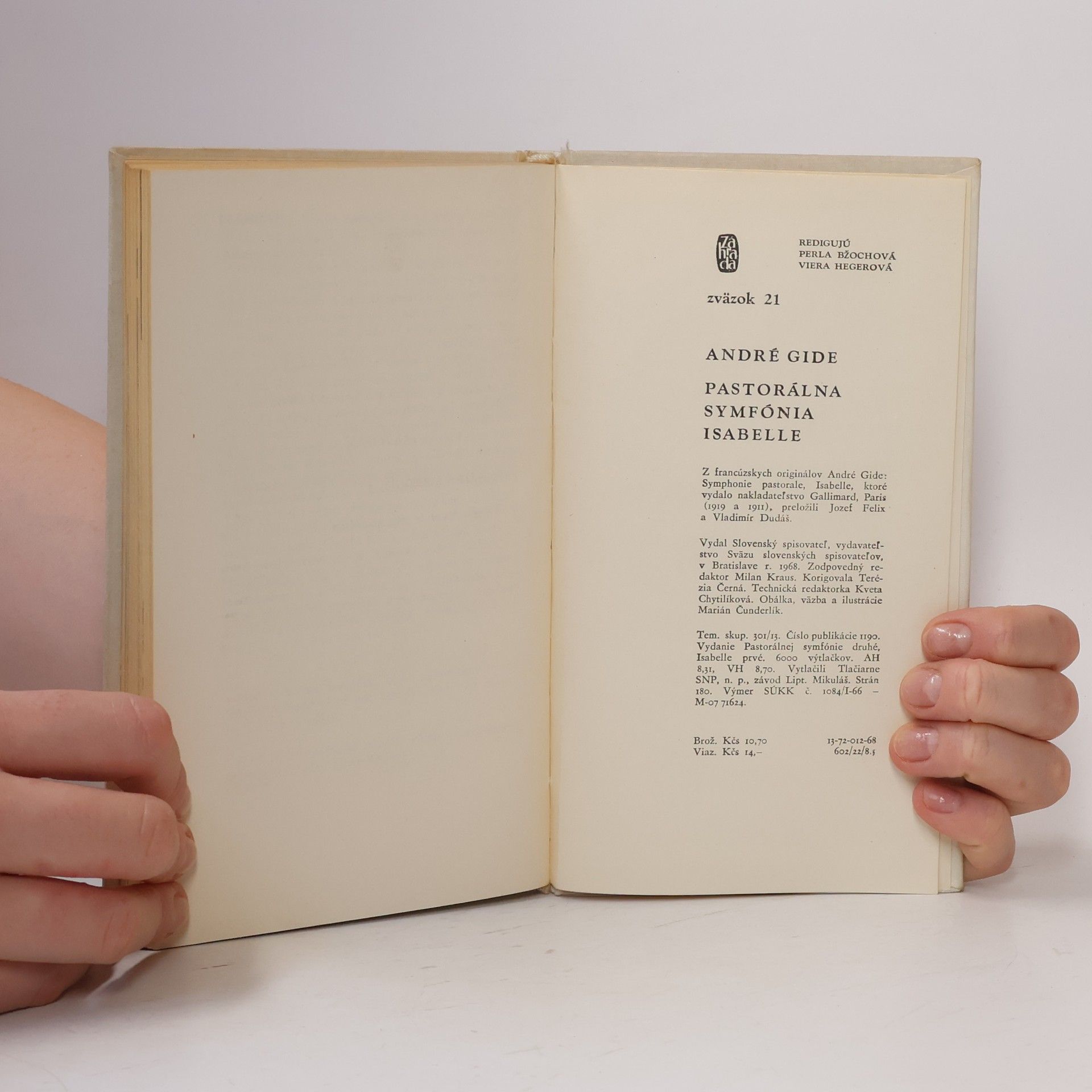 André Gide Pastorálna symfónia Isabelle