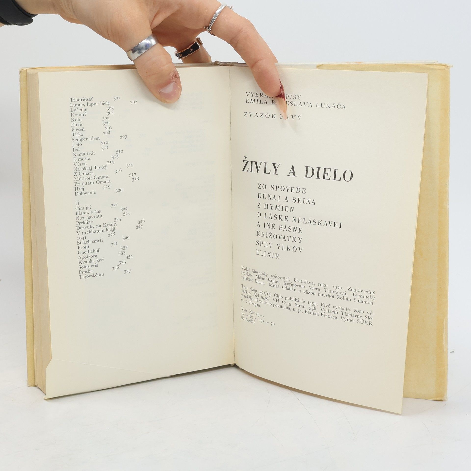 Emil Boleslav Lukáč Živly a dielo