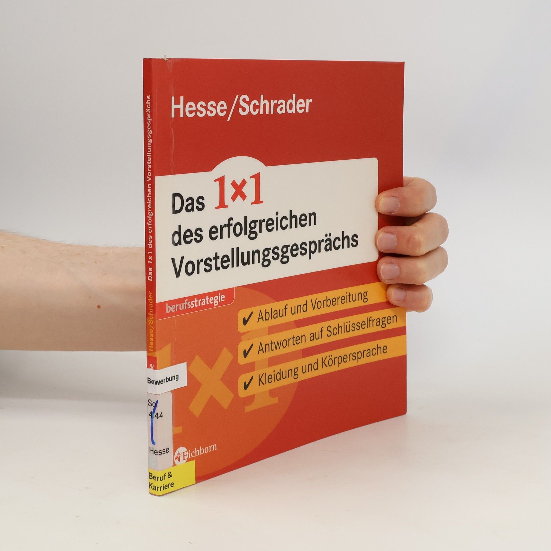 Jürgen Hesse Das 1x1 des erfolgreichen Vorstellungsgesprächs