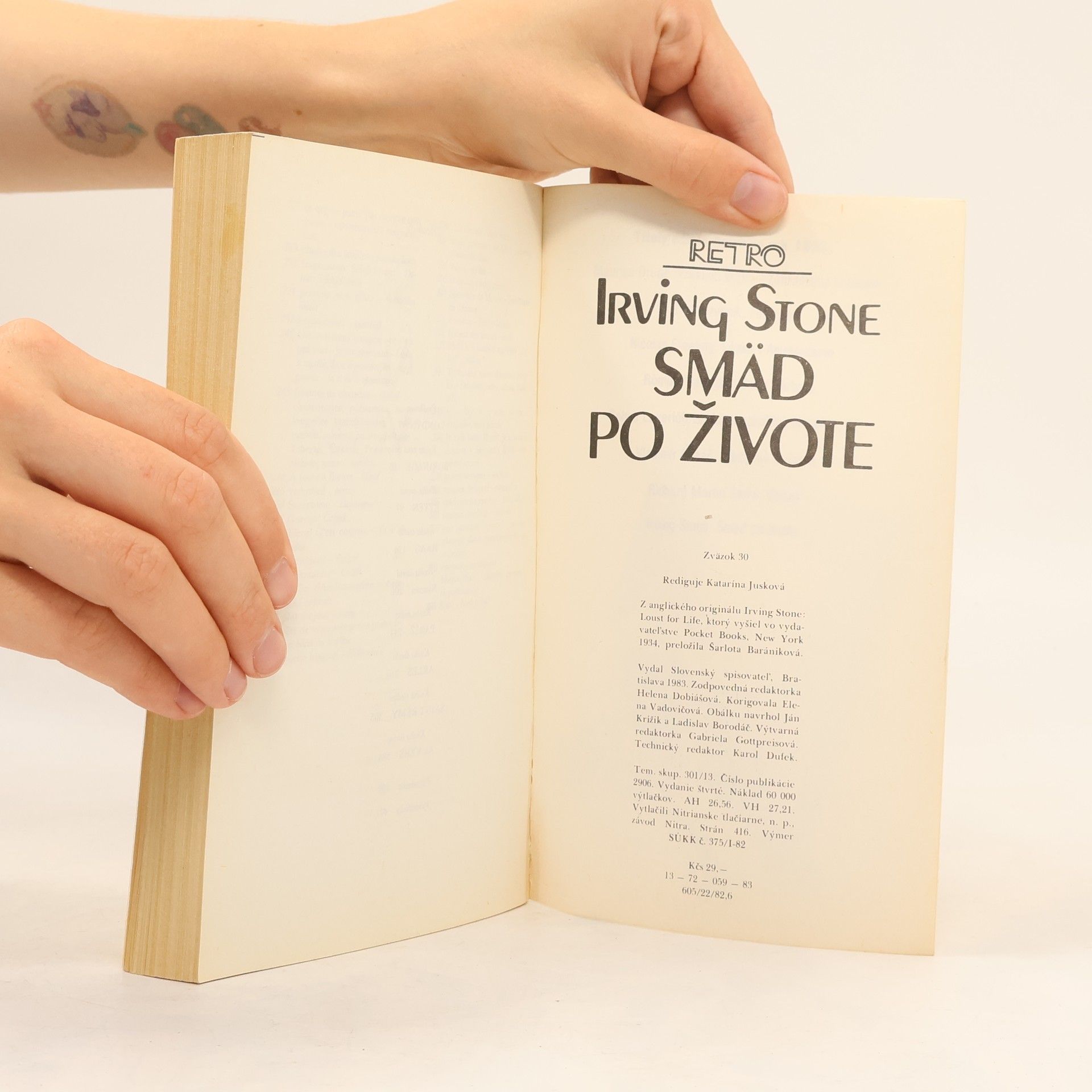 Irving Stone Smäd po živote