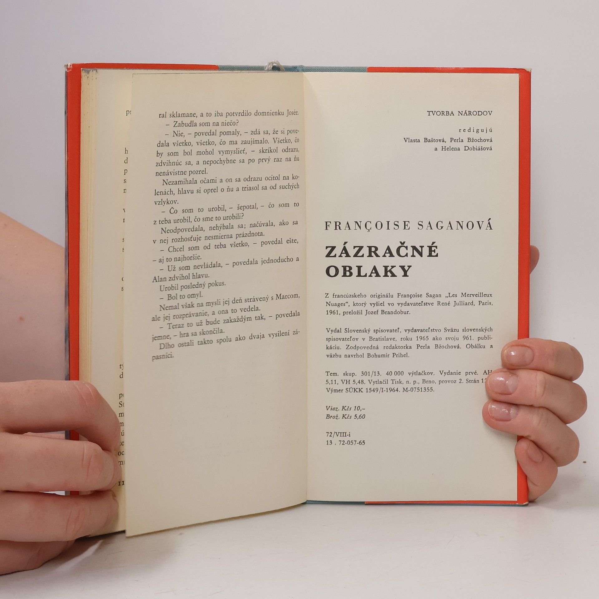 Françoise Sagan Zázračné oblaky
