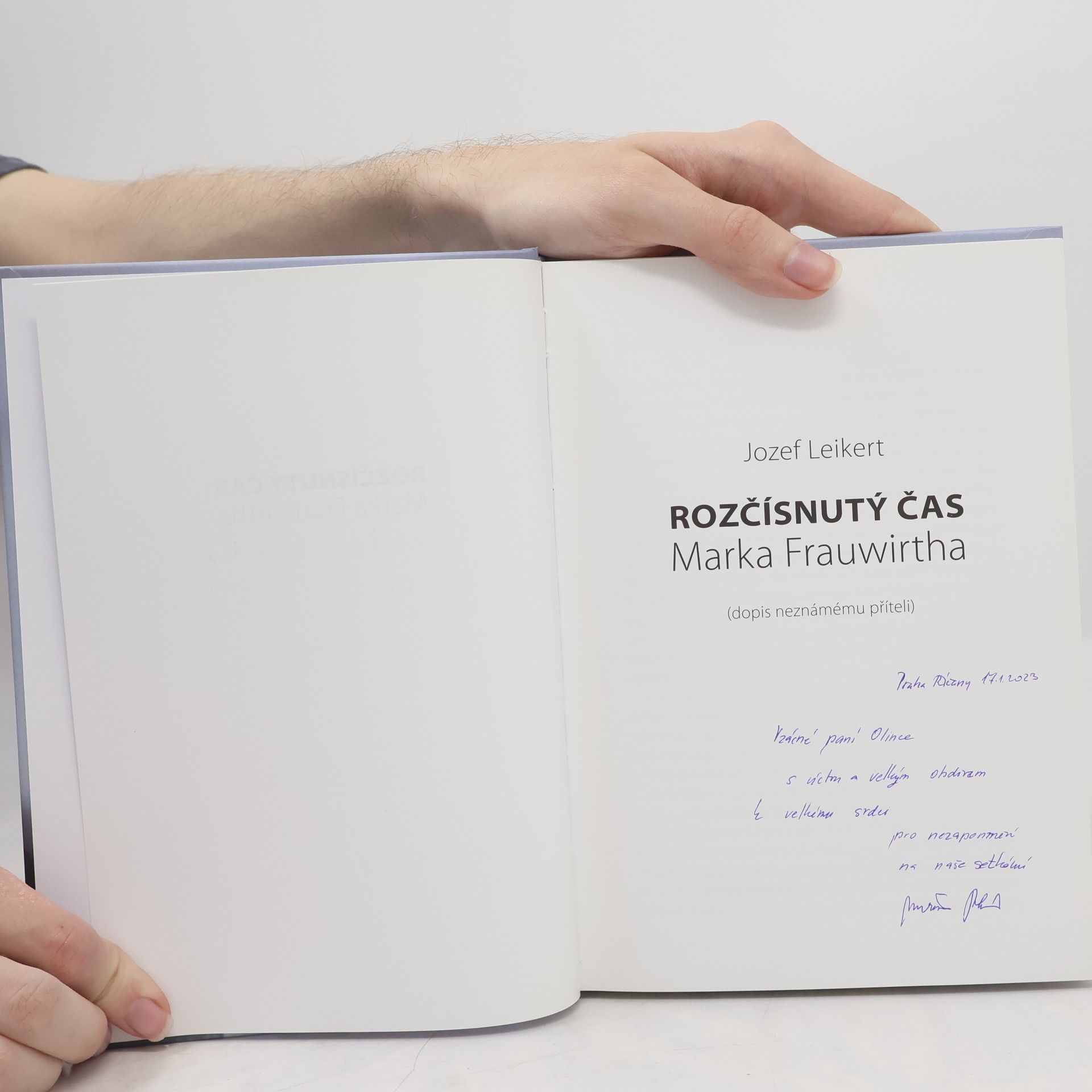 Jozef Leikert Rozčísnutý čas Marka Frauwirtha