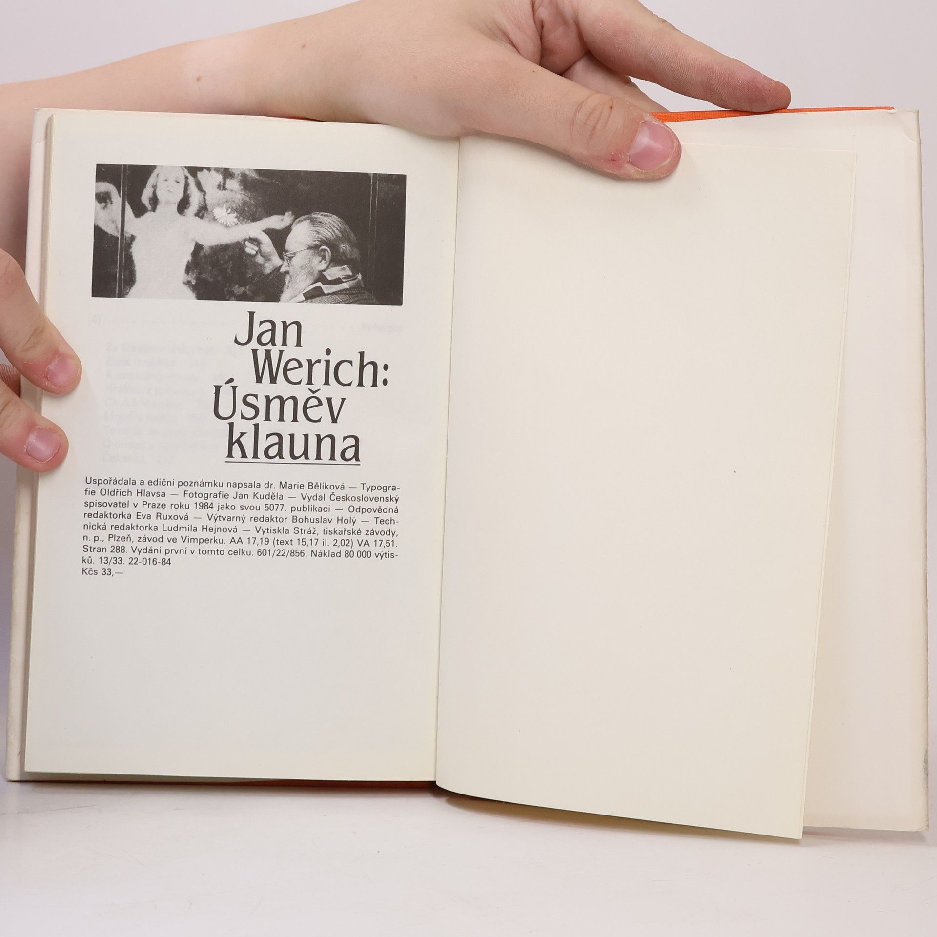 Jan Werich Úsměv klauna