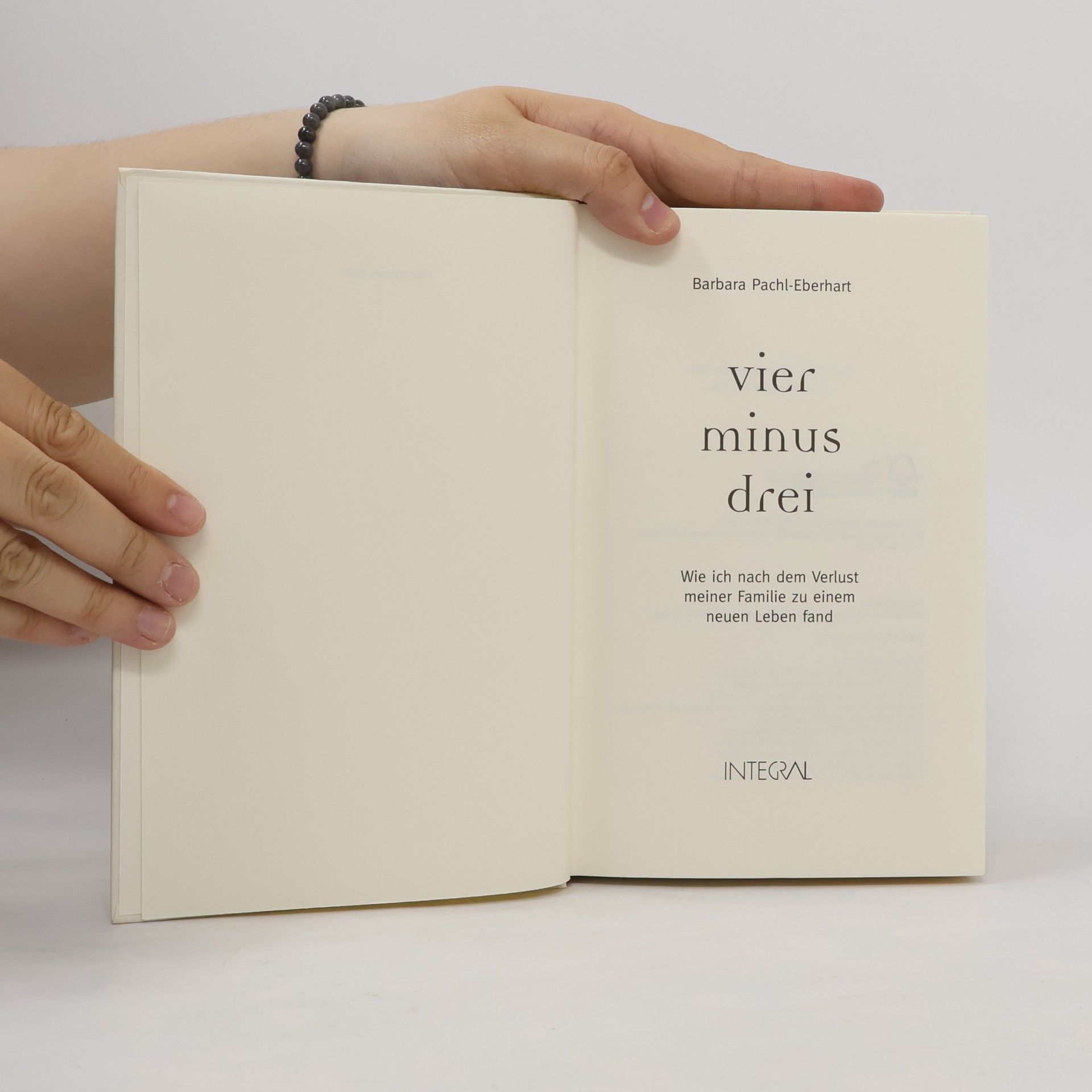 Barbara Pachl-Eberhart Vier minus drei