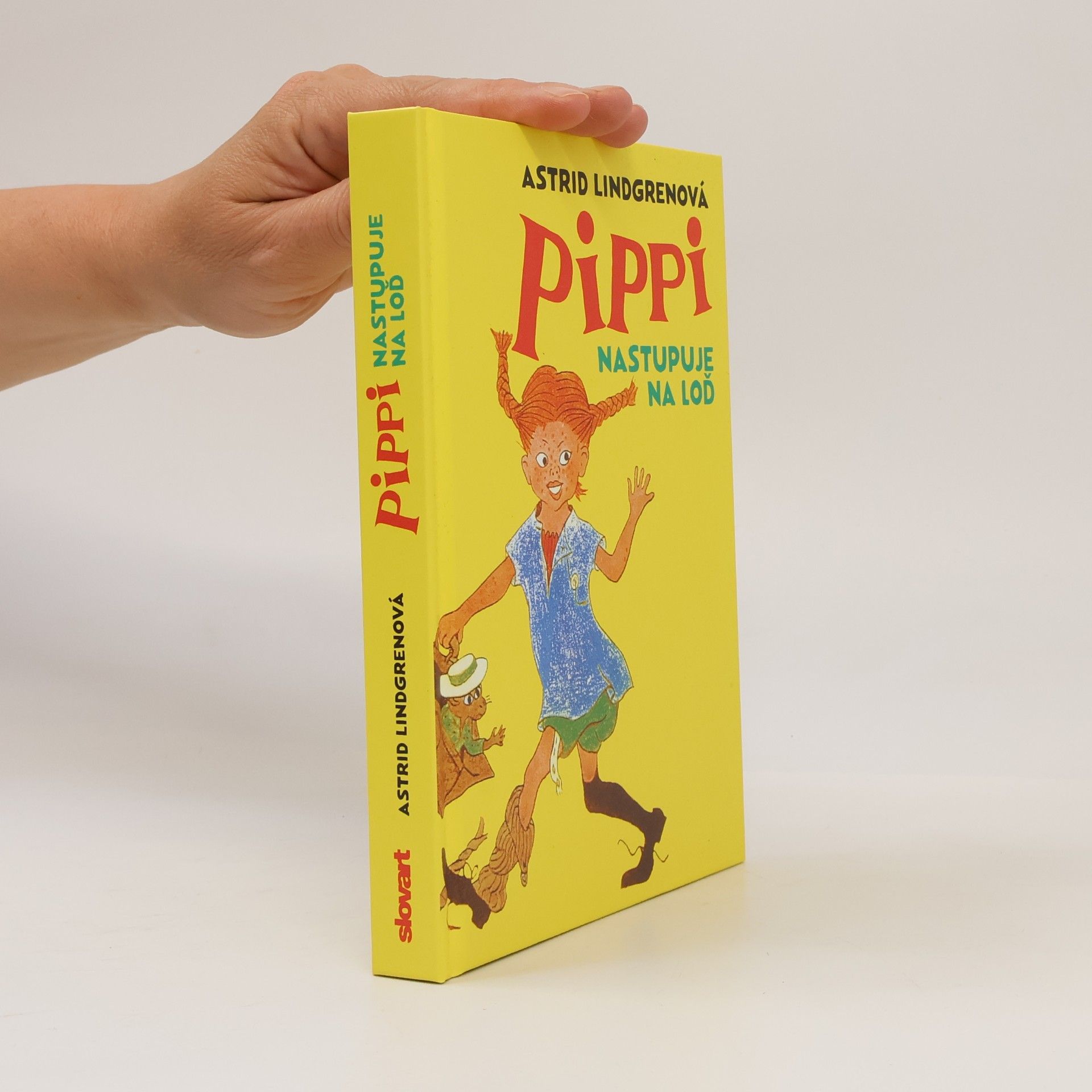 Astrid Lindgren Pippi nastupuje na ľoď