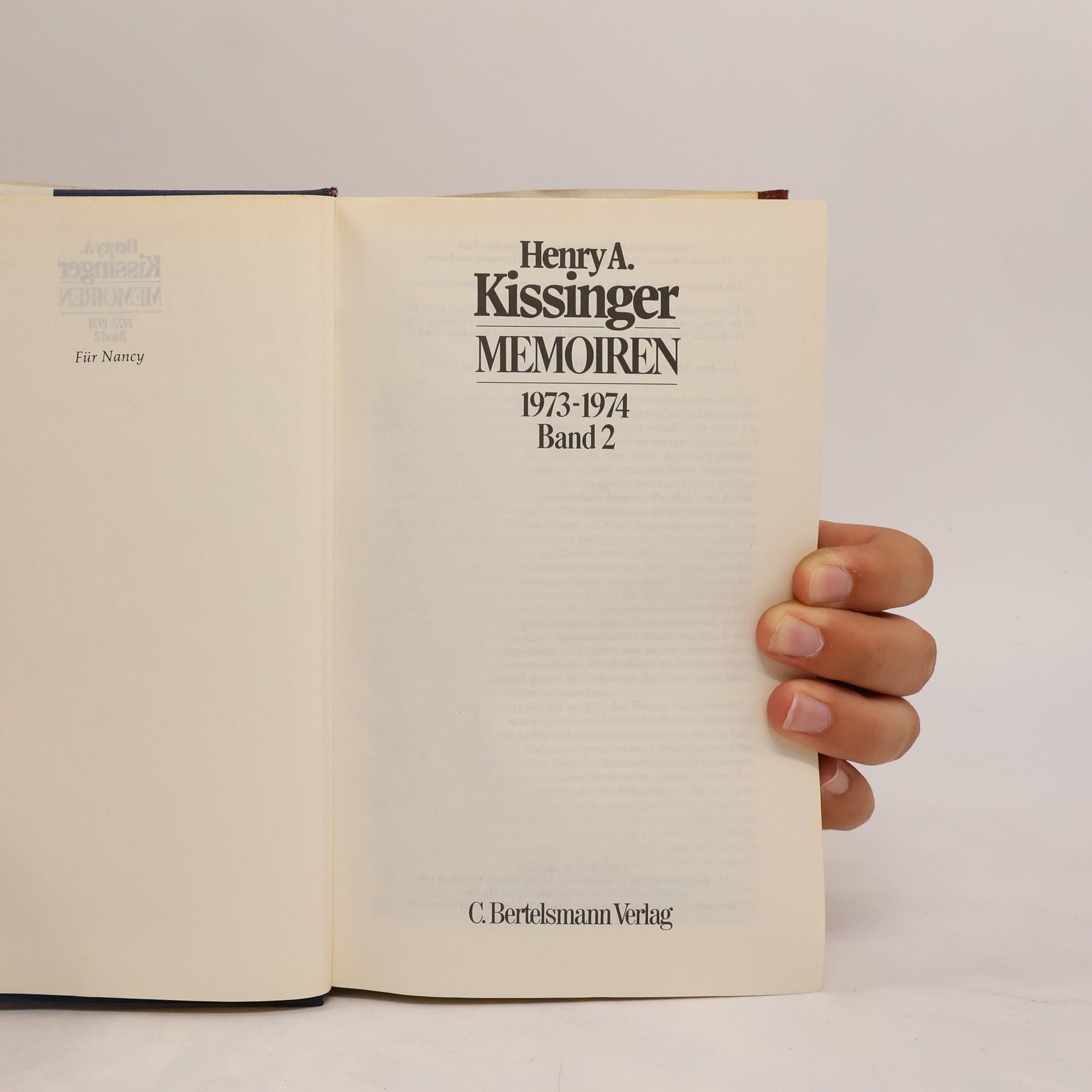 Henry Kissinger Memoiren. Band. 2, 1973-1974