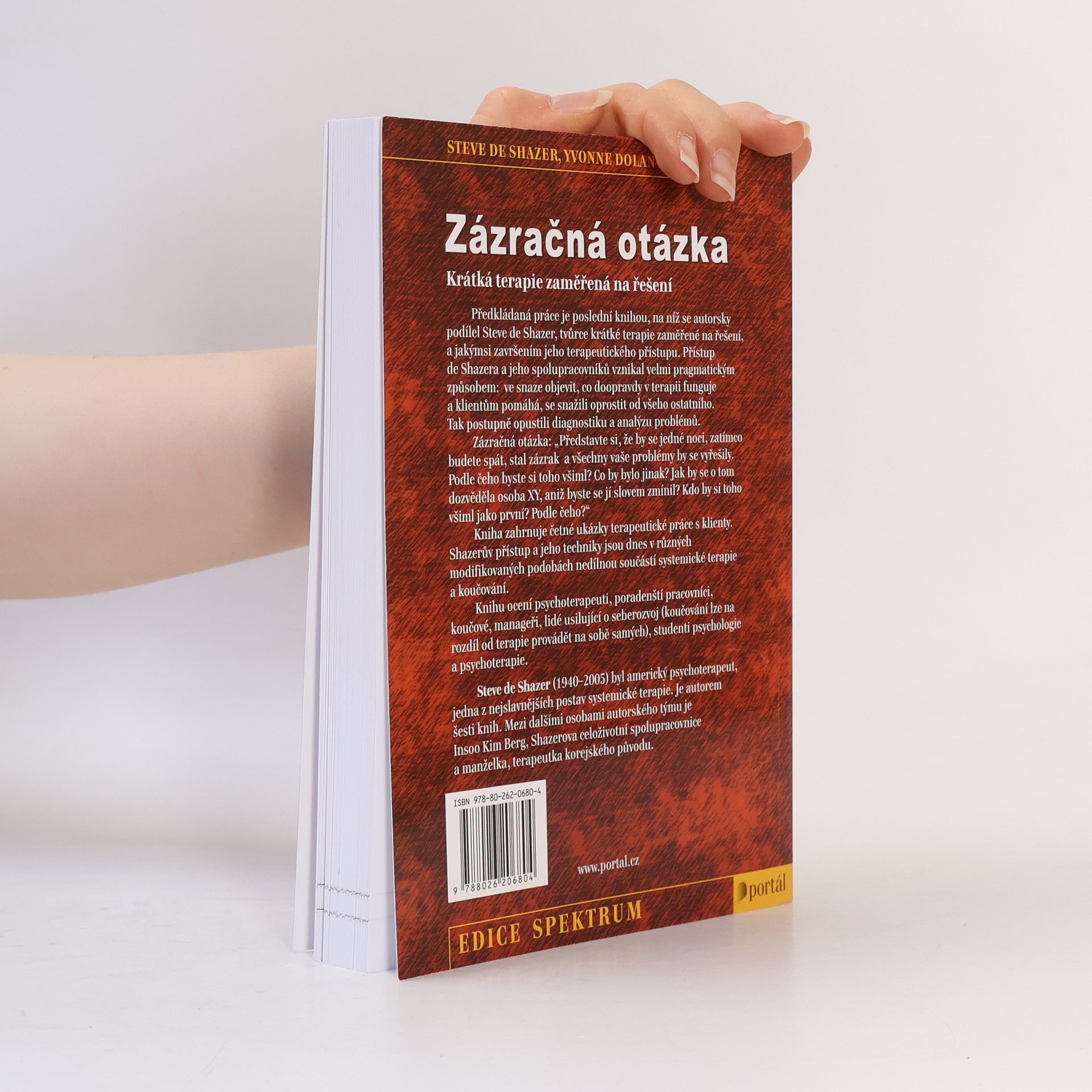 Steve De Shazer Zázračná otázka