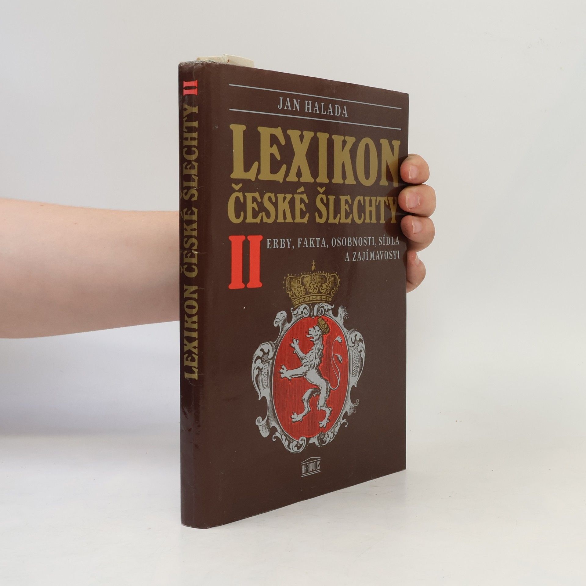 Jan Halada Lexikon české šlechty II.