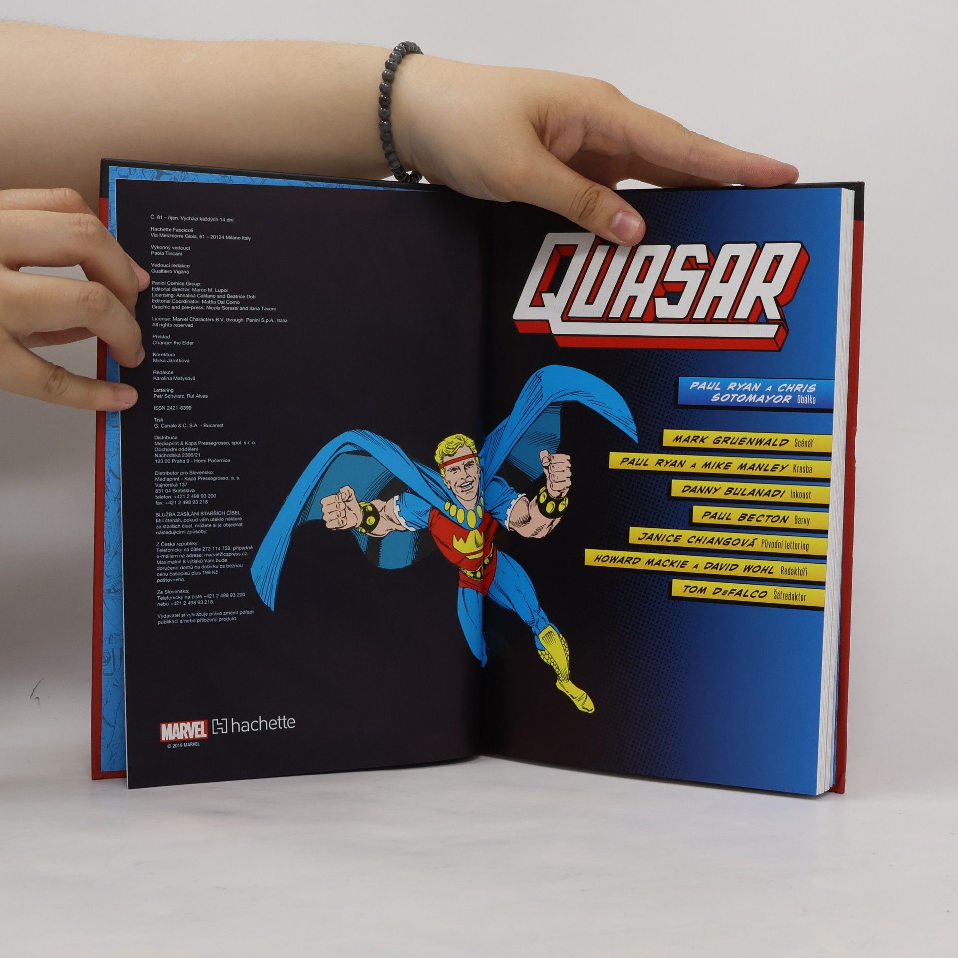 Paul Ryan Quasar (Wendell Vaughn). Nejmocnější hrdinové Marvelu 81