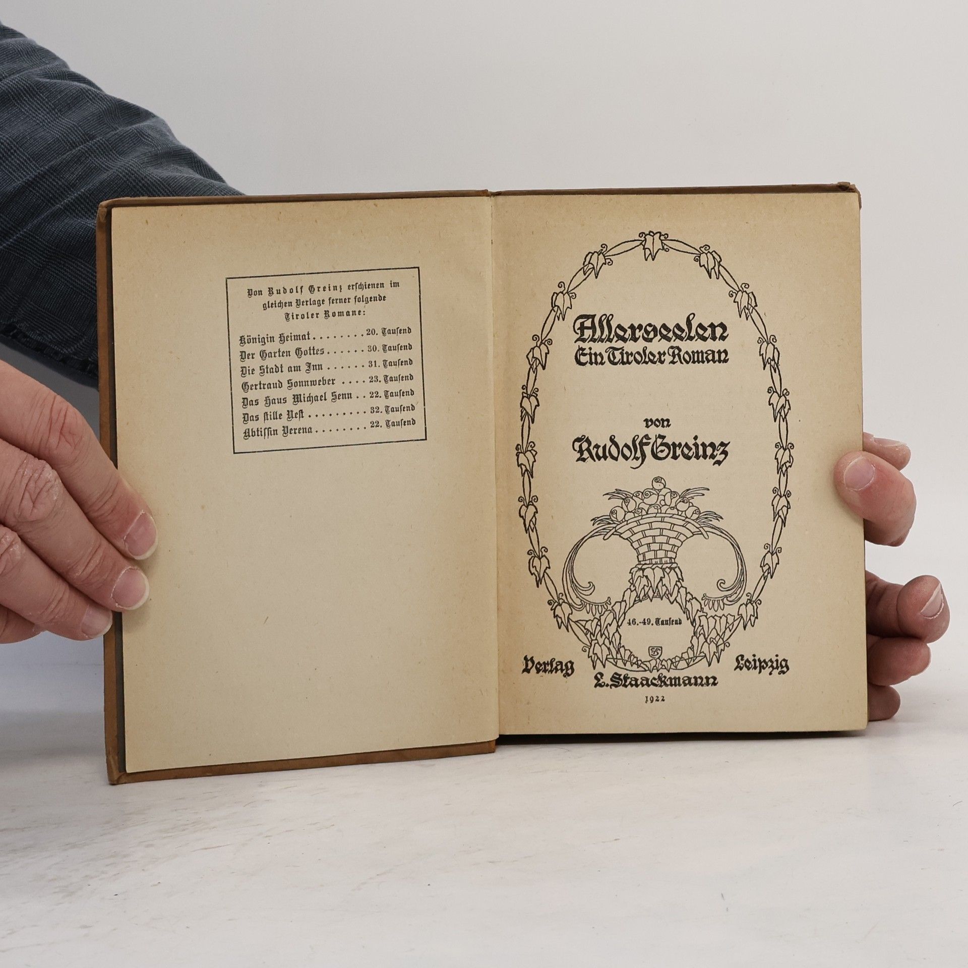 Rudolf Greinz Allerseelen