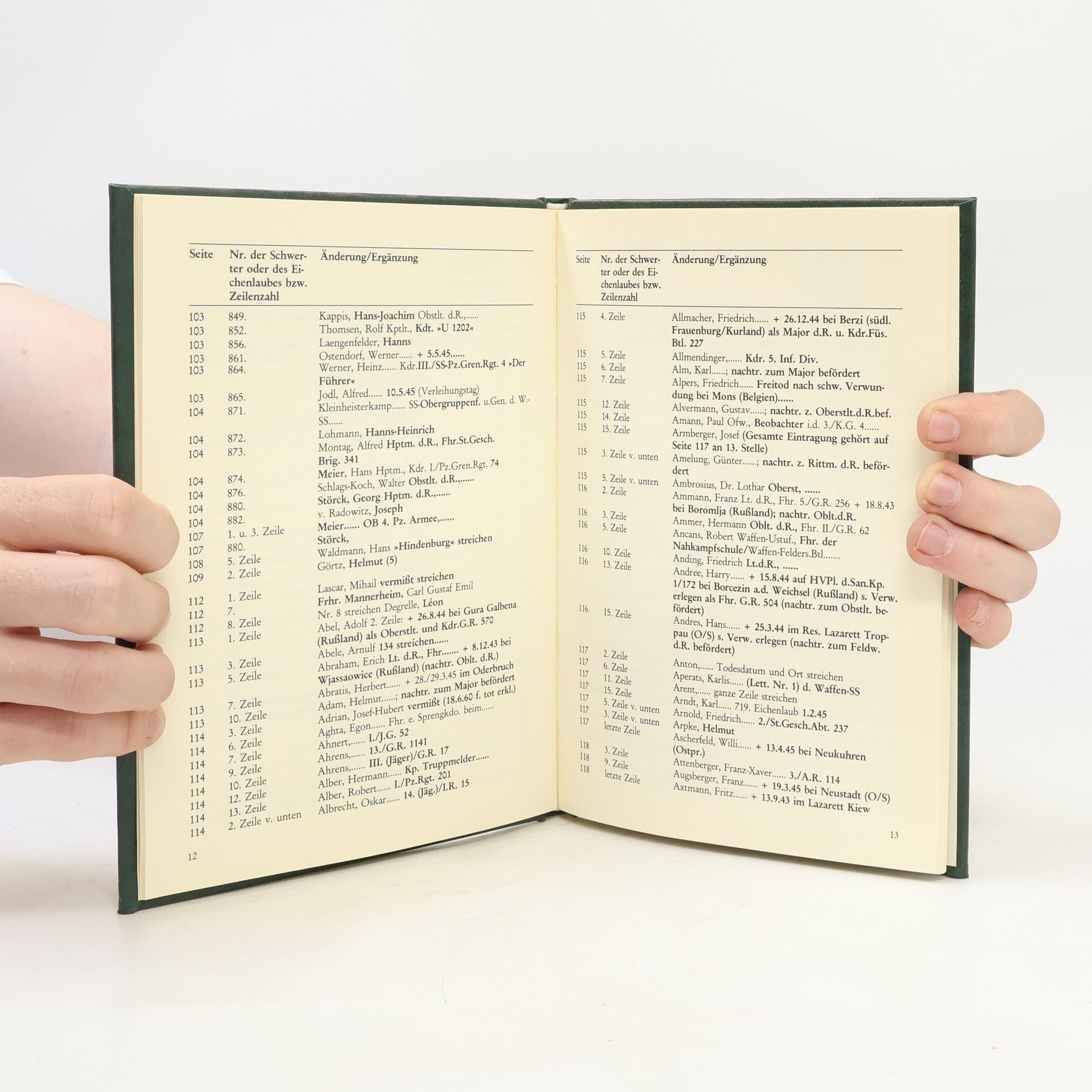 Walther Peer Fellgiebel Die Träger des Ritterkreuzes des Eisernen Kreuzes 1939 – 1945