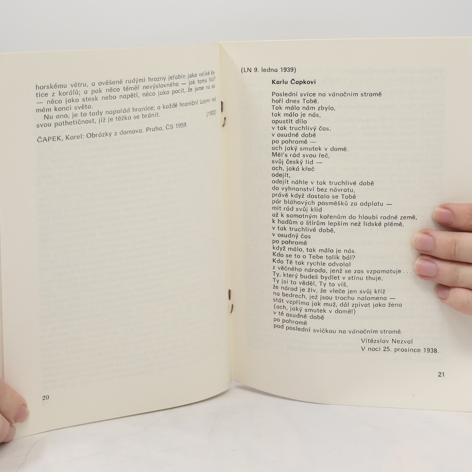 Hana Kopecká Karel Čapek na Karlovarsku