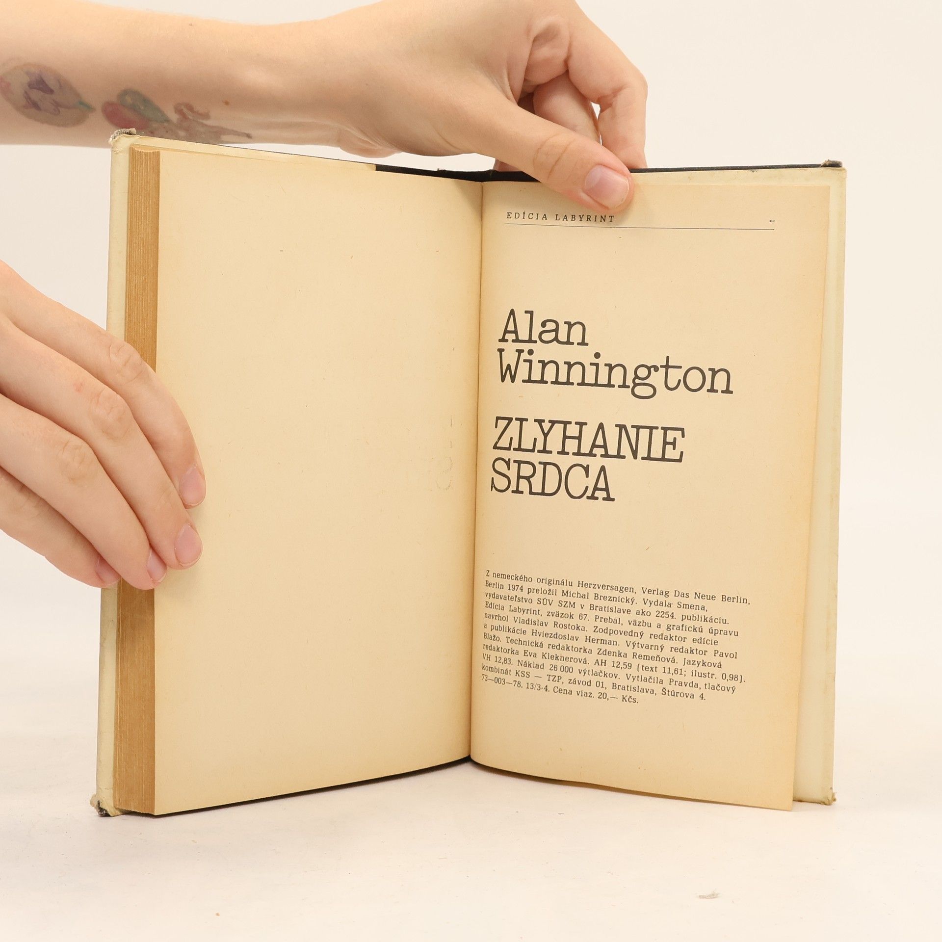 Alan Winnington Zlyhanie srdca