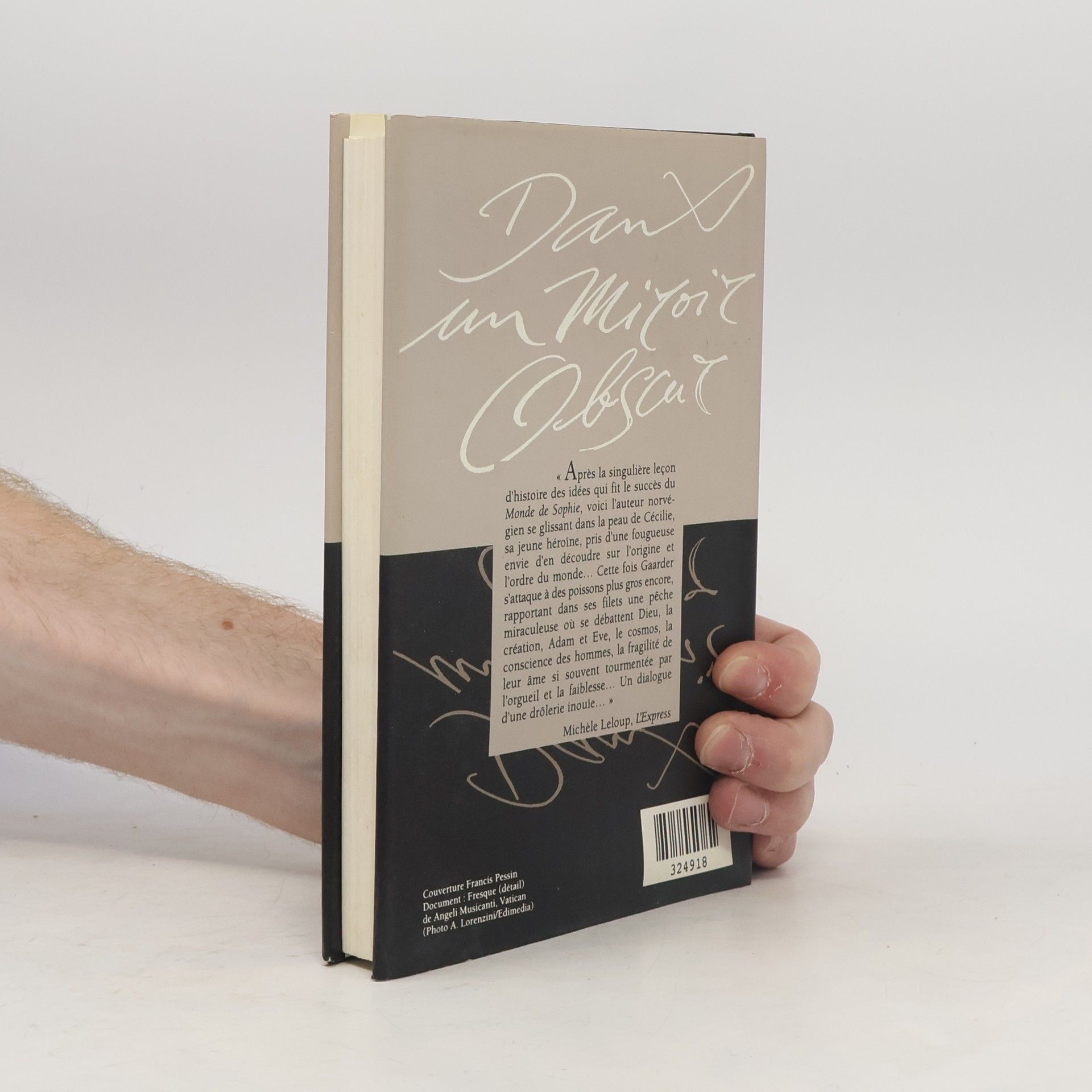 Jostein Gaarder Dans un miroir, obscur