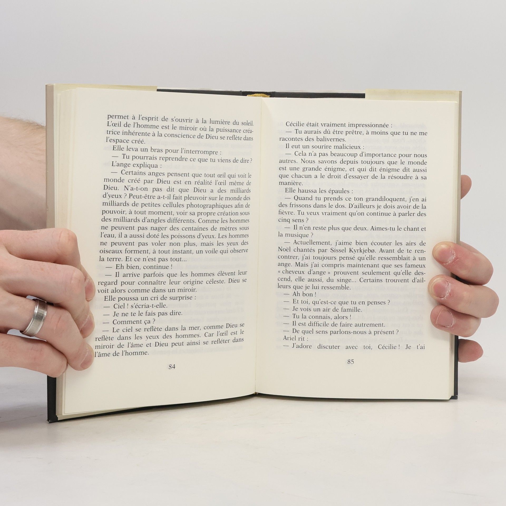Jostein Gaarder Dans un miroir, obscur