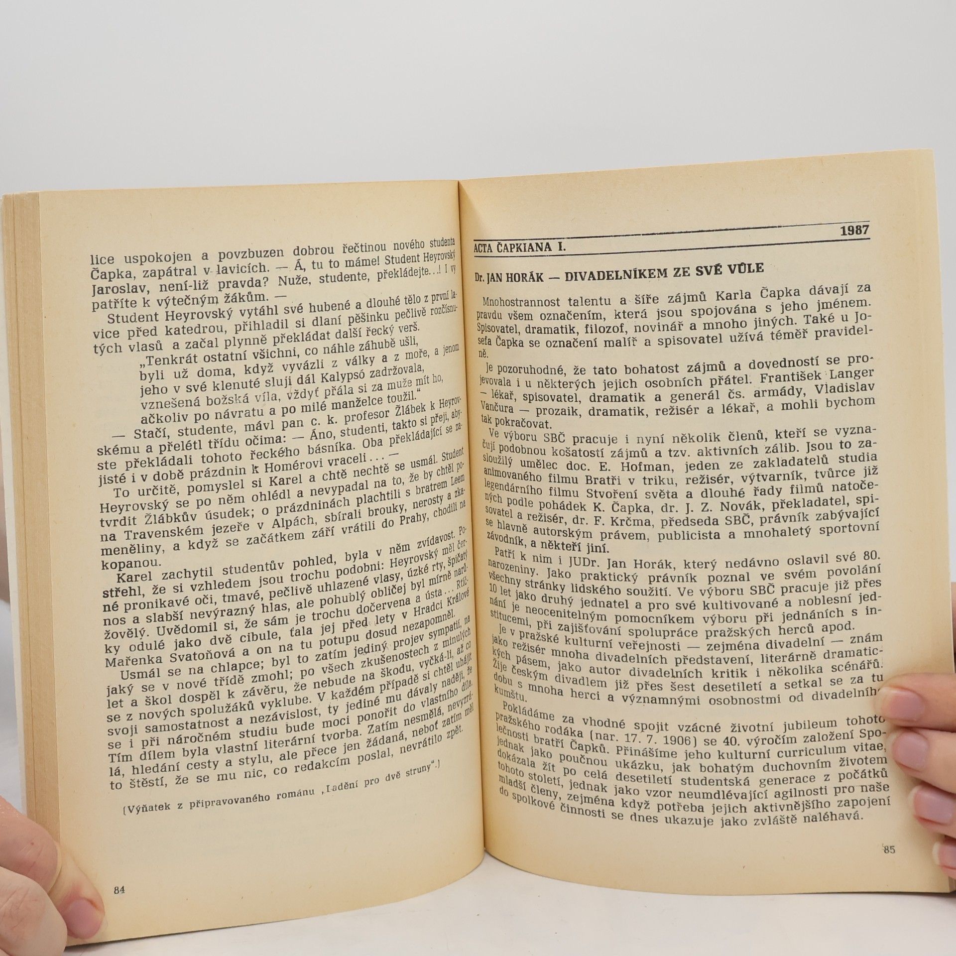 Various authors 40 let Společnosti bratří Čapků