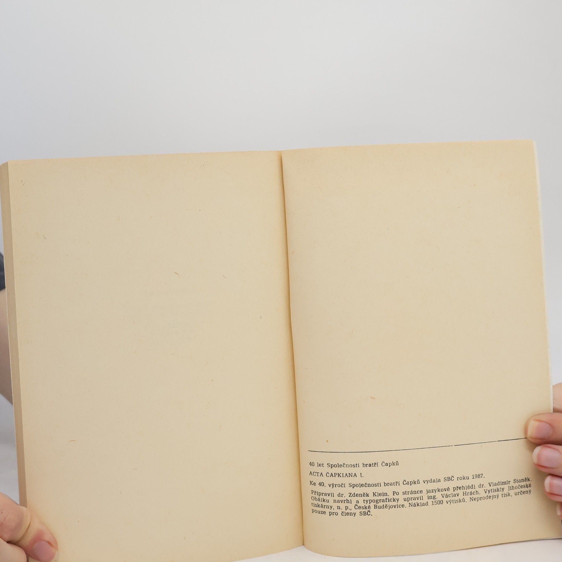 Various authors 40 let Společnosti bratří Čapků