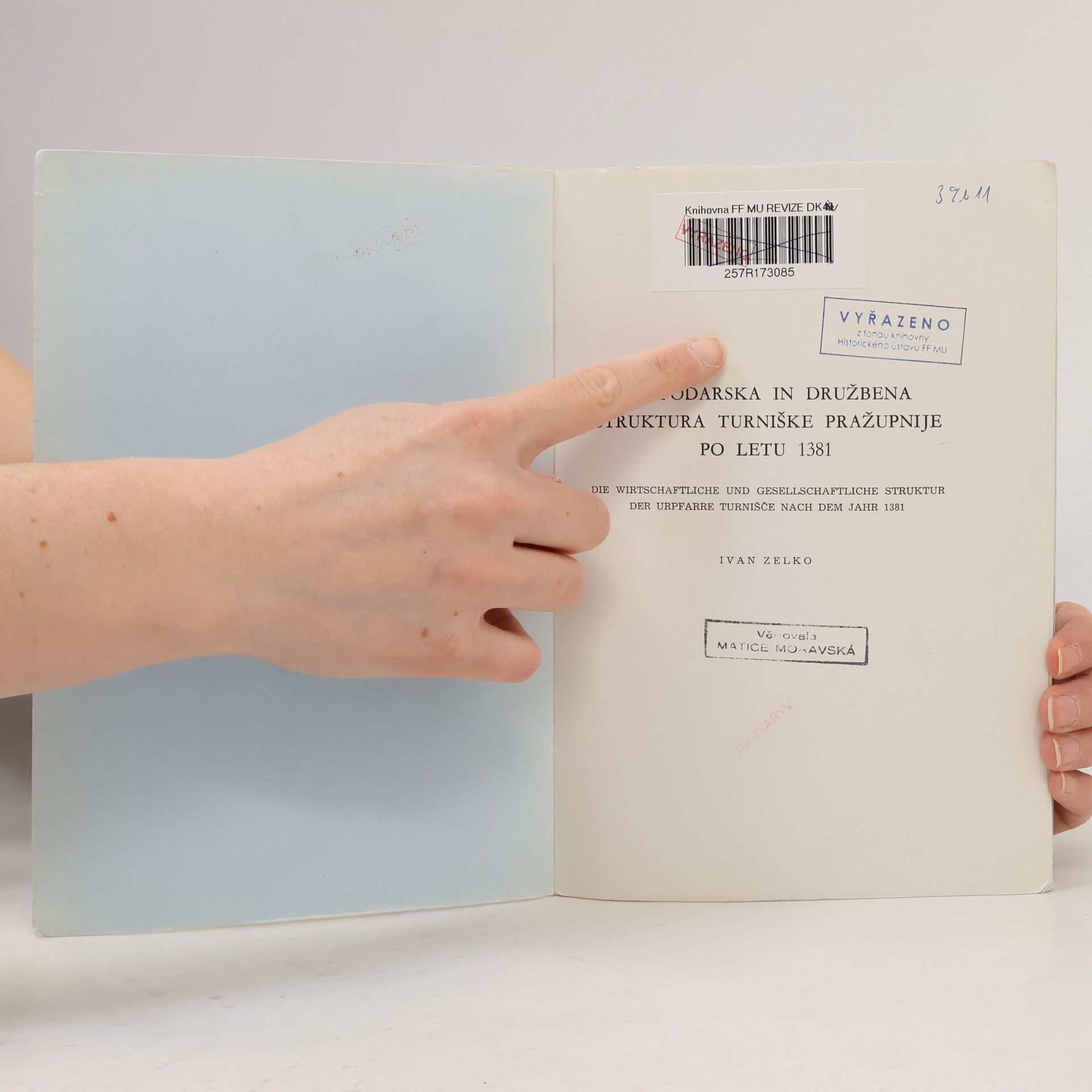 Ivan Zelko Razprave I. razreda