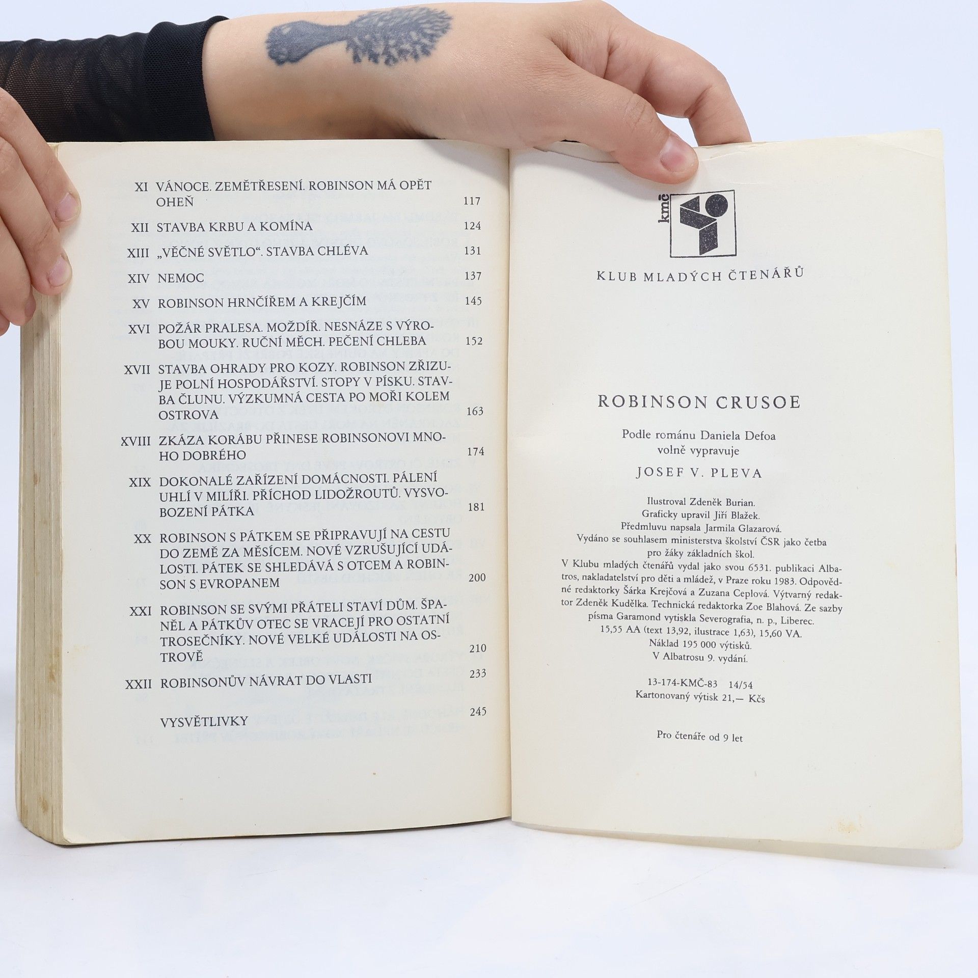 Josef Věromír Pleva Robinson Crusoe