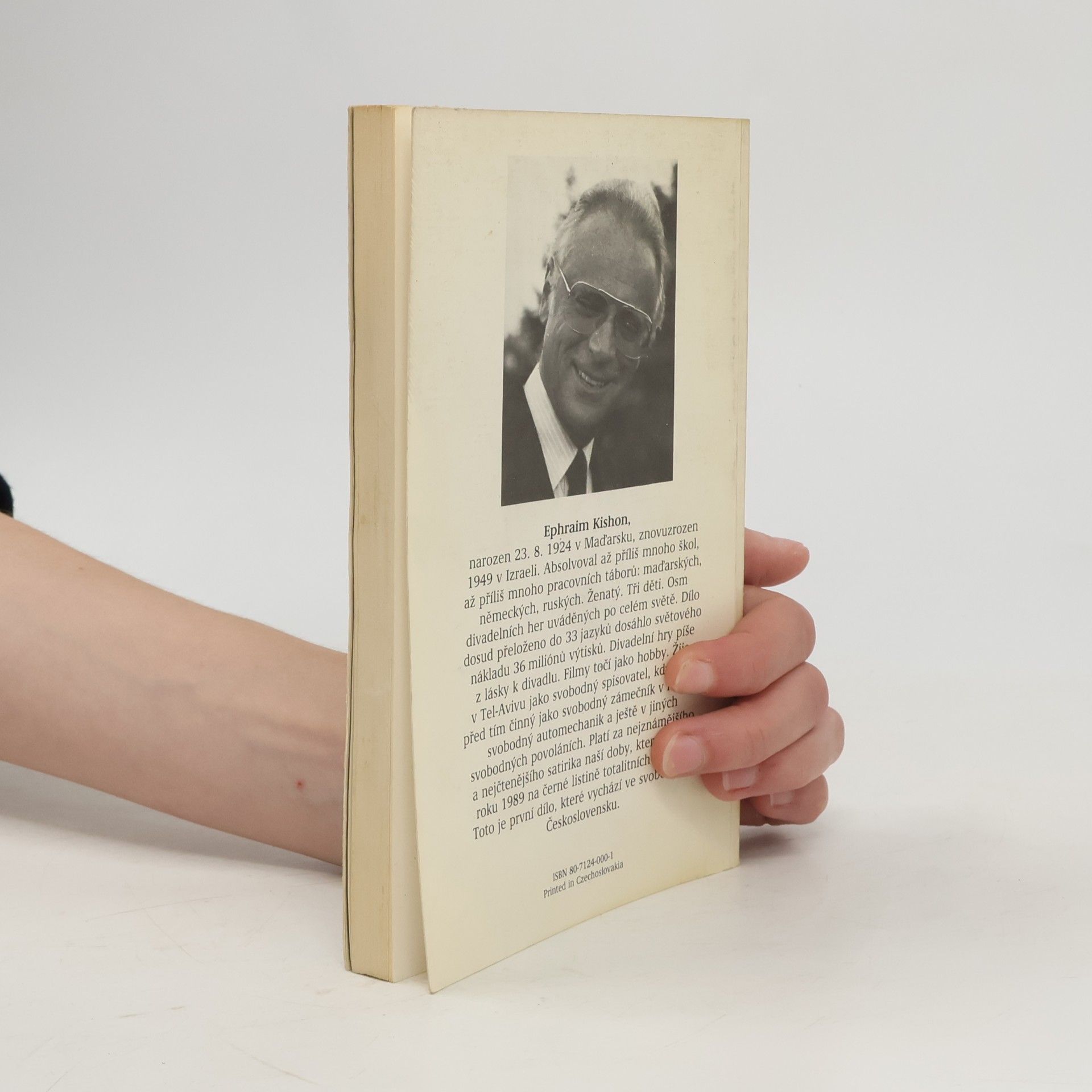 Ephraim Kishon Inkognito v Praze