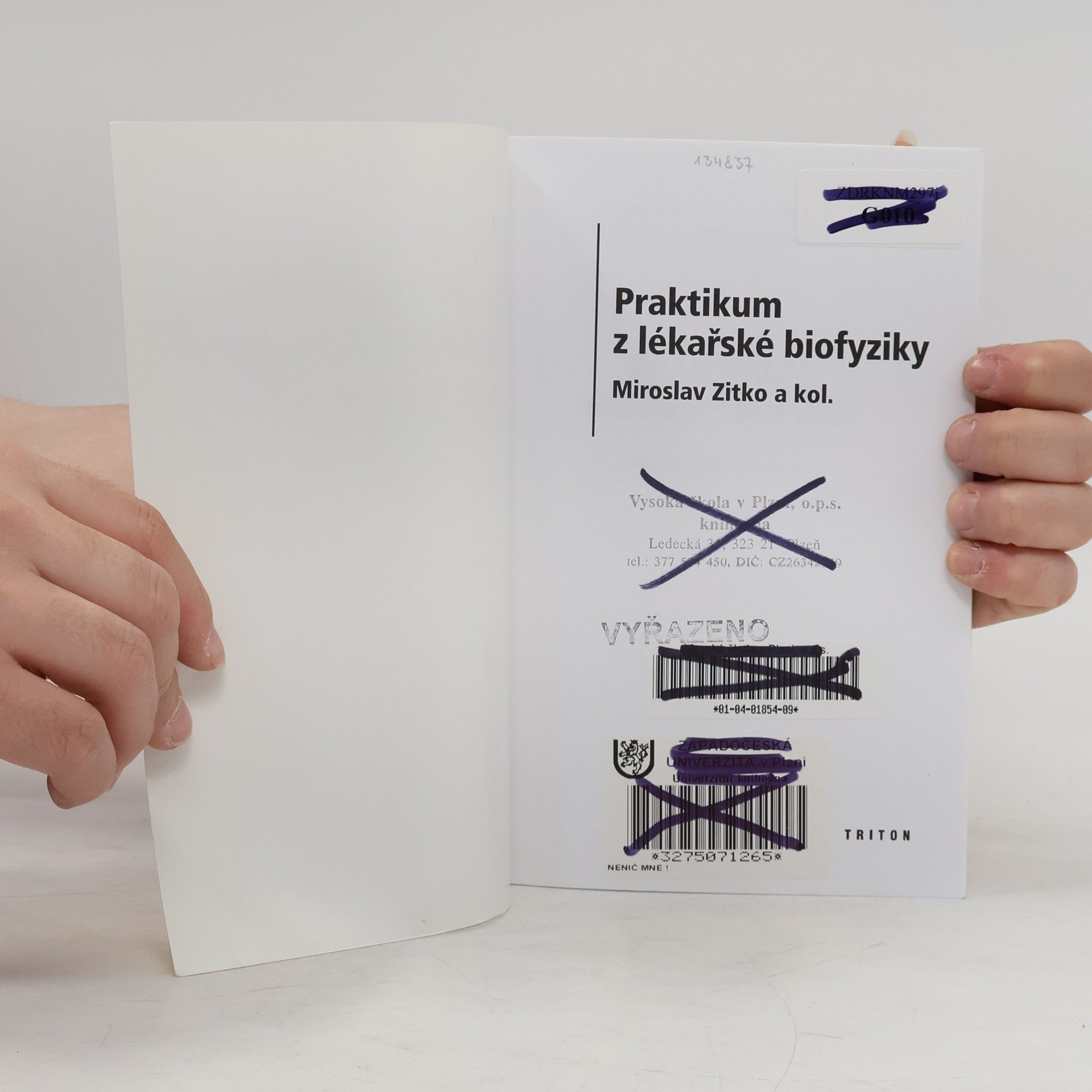 Miroslav Zitko Praktikum z lékařské biofyziky