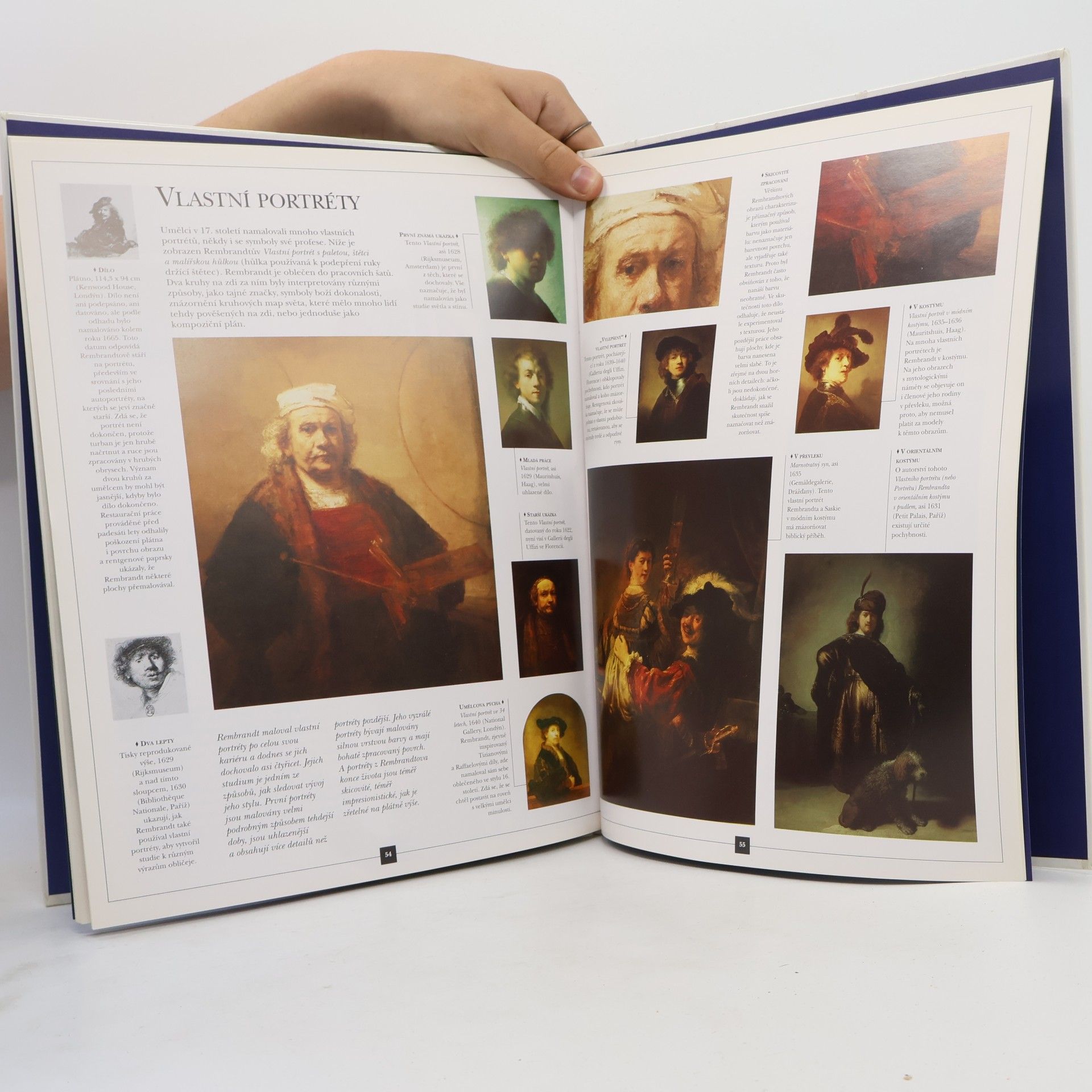 Claudio Pescio Rembrandt a Holandsko 17. století