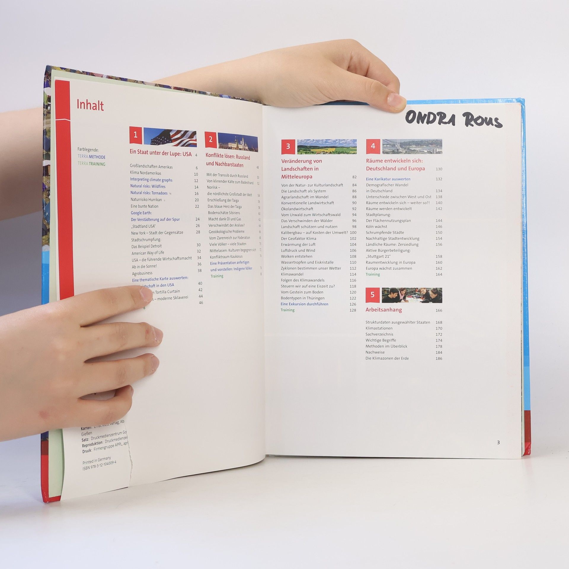 Autores varios TERRA Geographie für Thüringen - Ausgabe für Gymnasien (Neue Ausgabe). Schülerbuch 9./10. Schuljahr