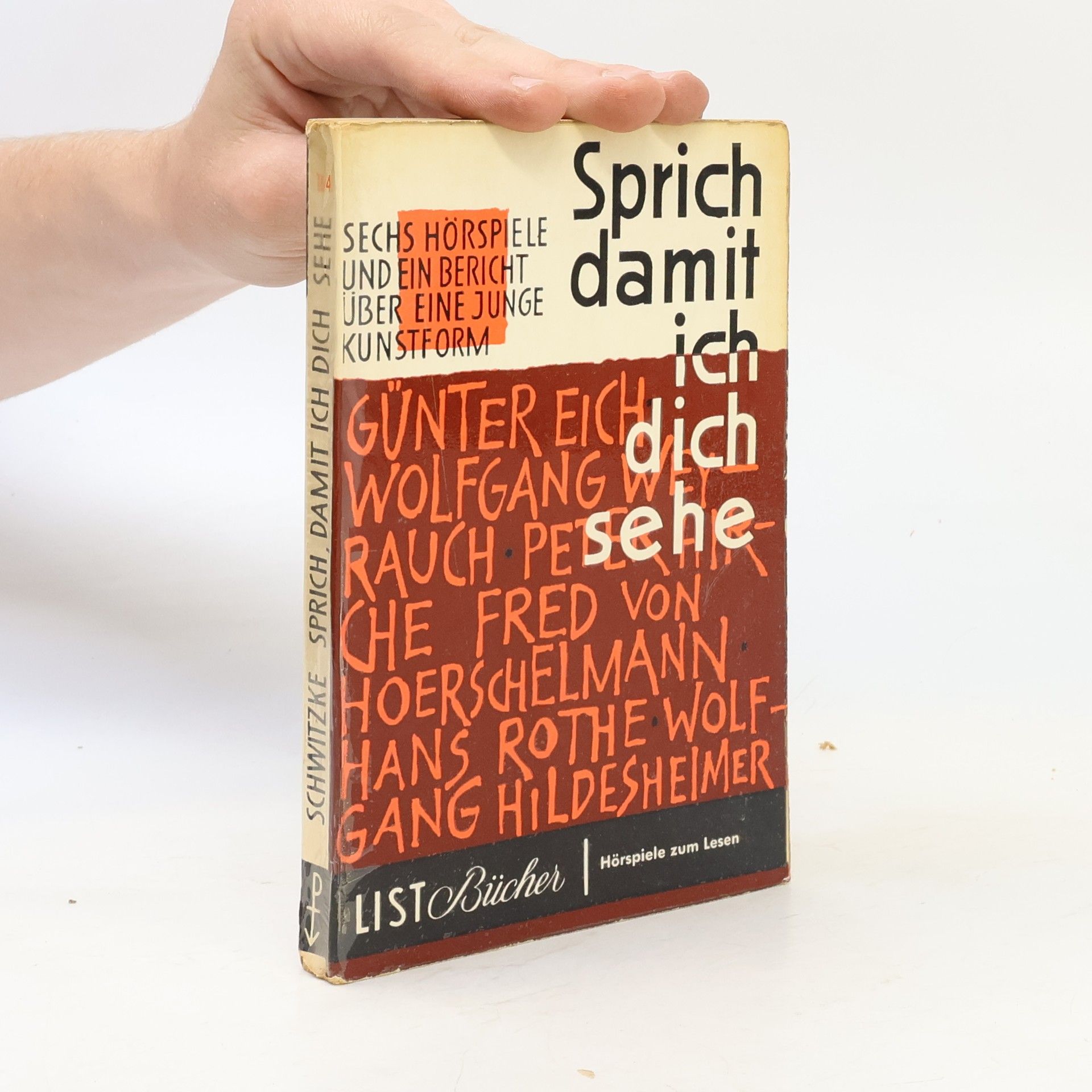 Heinz Schwitzke Sprich, damit ich dich sehe