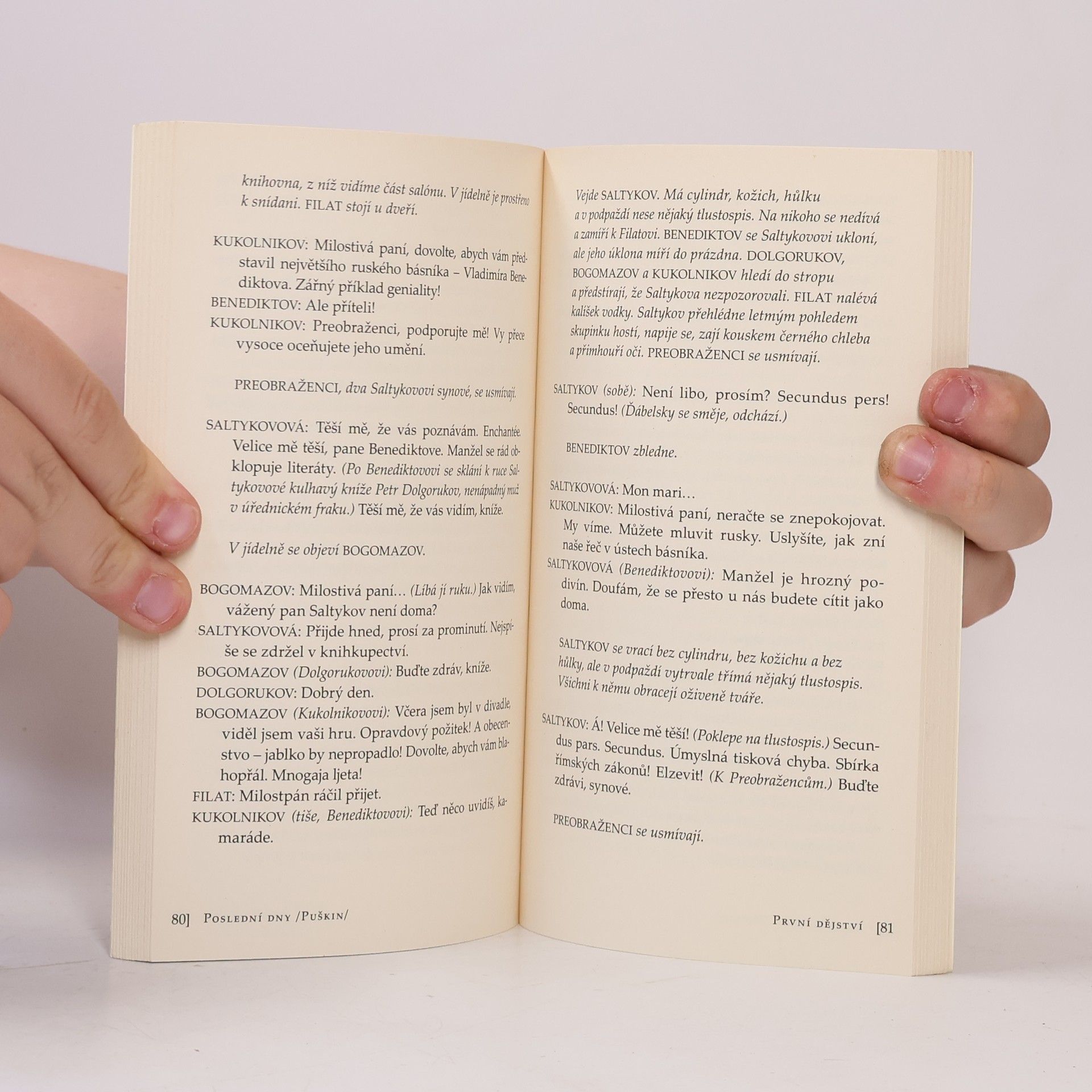 Mikhail Afanasyevich Bulgakov Molière (Bratrstvo svatoušků) / Poslední dny (Puškin)