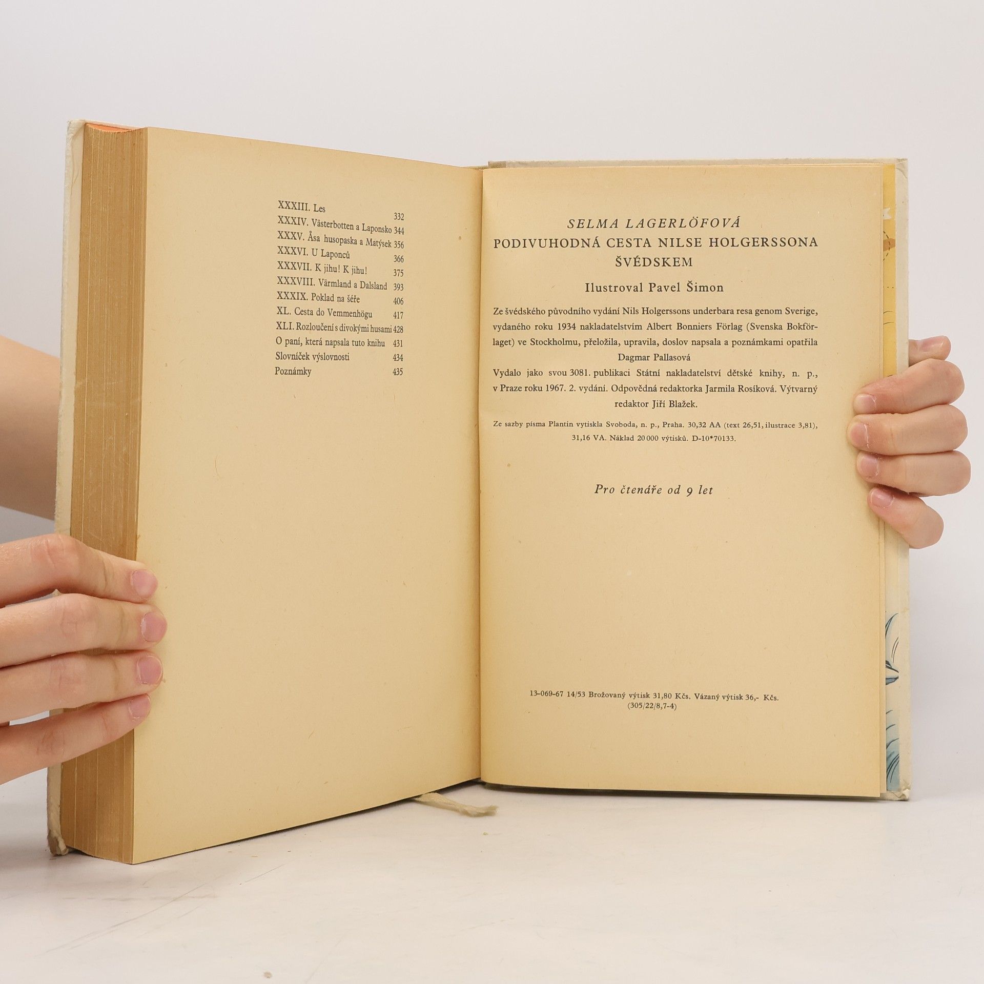 Selma Lagerlöf Podivuhodná cesta Nilse Holgerssona Švédskem