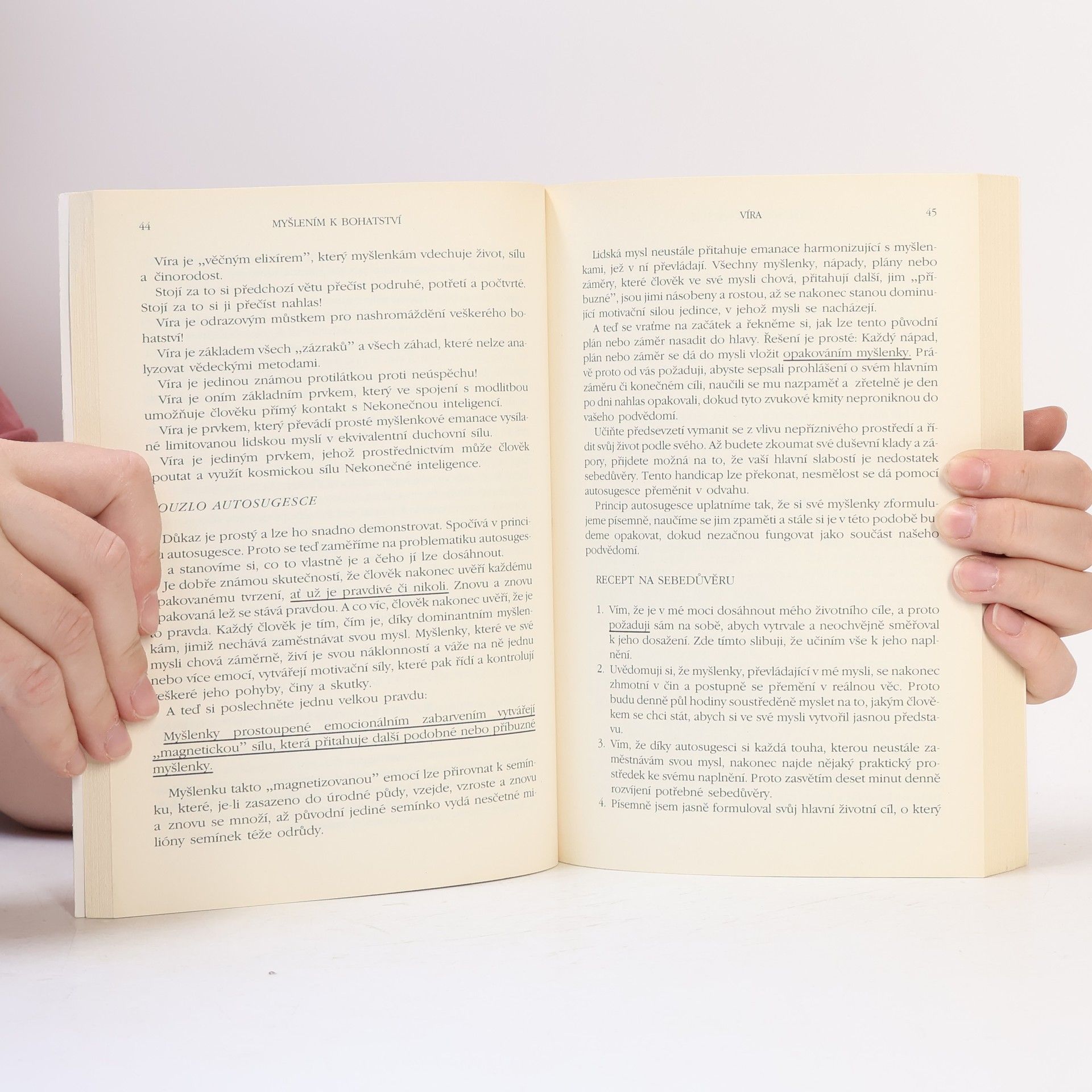 Napoleon Hill Myšlením k bohatství