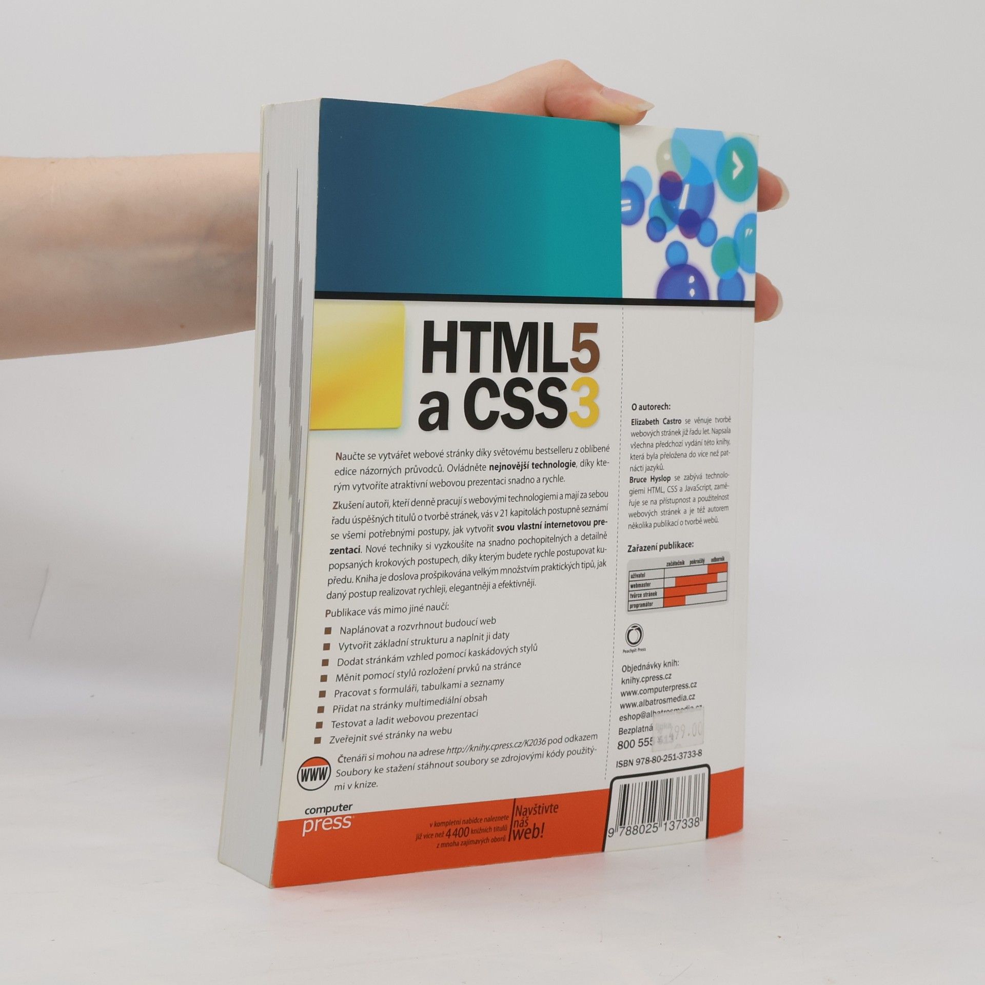 Elizabeth Castro HTML5 a CSS3 : názorný průvodce tvorbou WWW stránek
