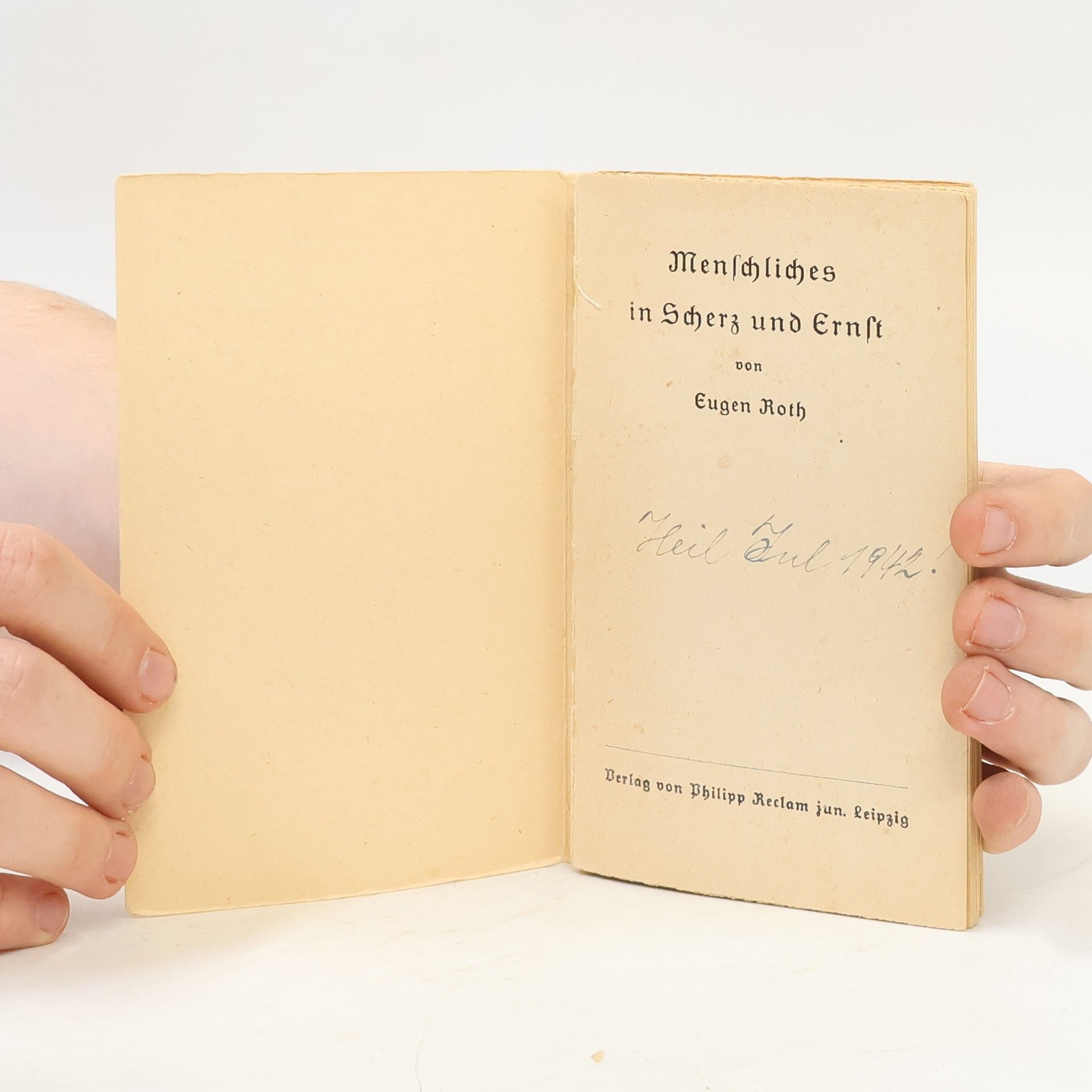 Eugen Roth Menschliches in Scherz und Ernst