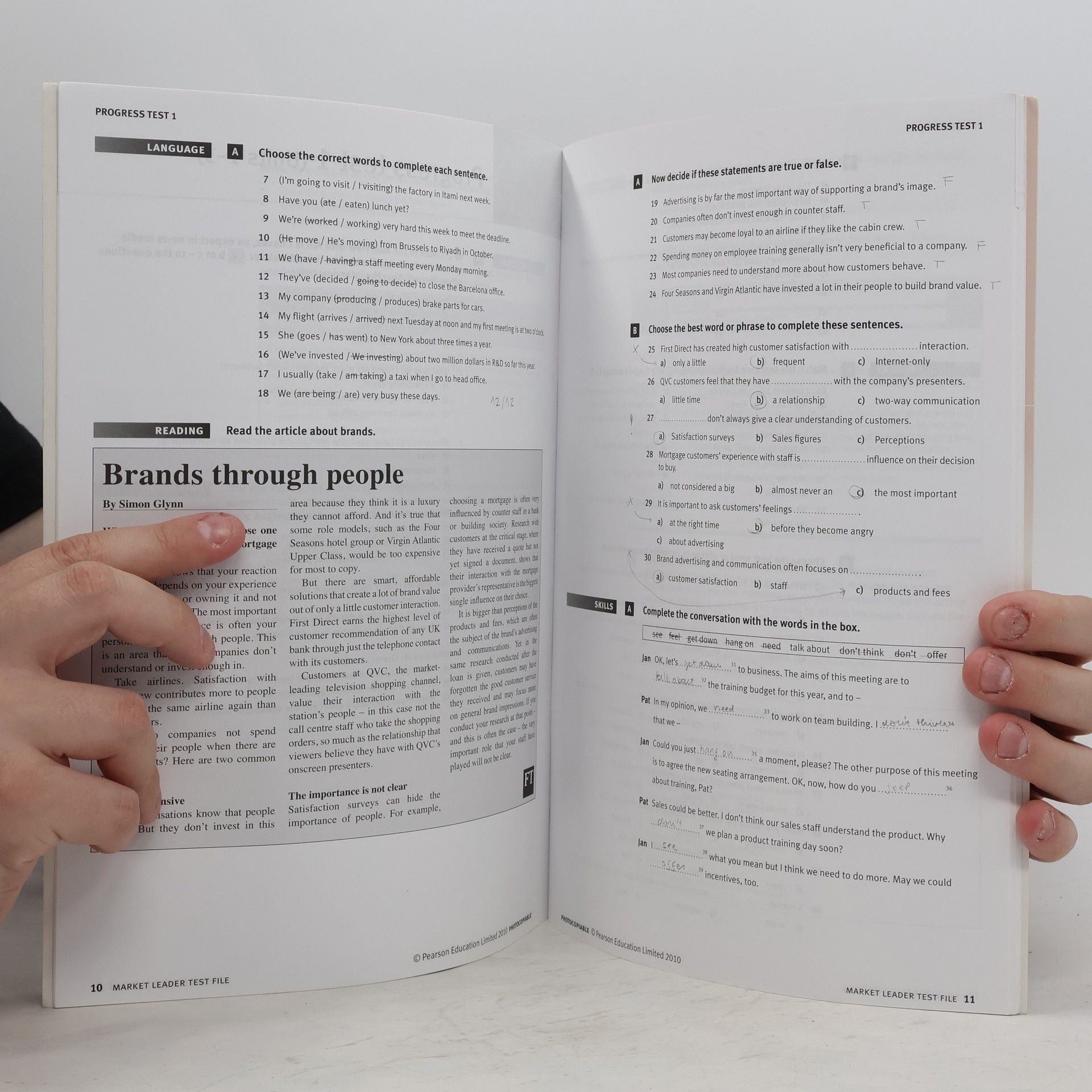 Lewis Lansford Market Leader 3rd edition Intermediate Test File