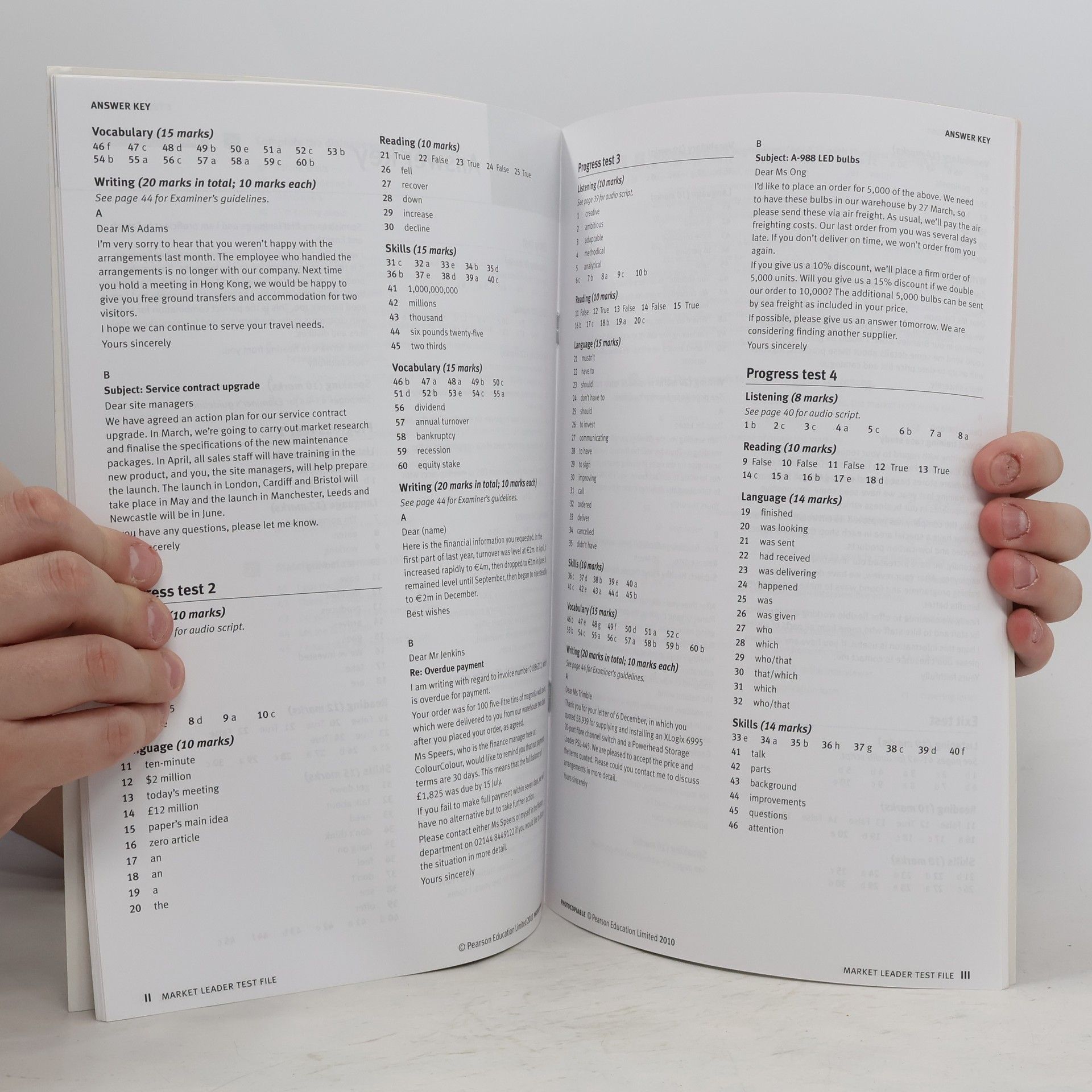 Lewis Lansford Market Leader 3rd edition Intermediate Test File
