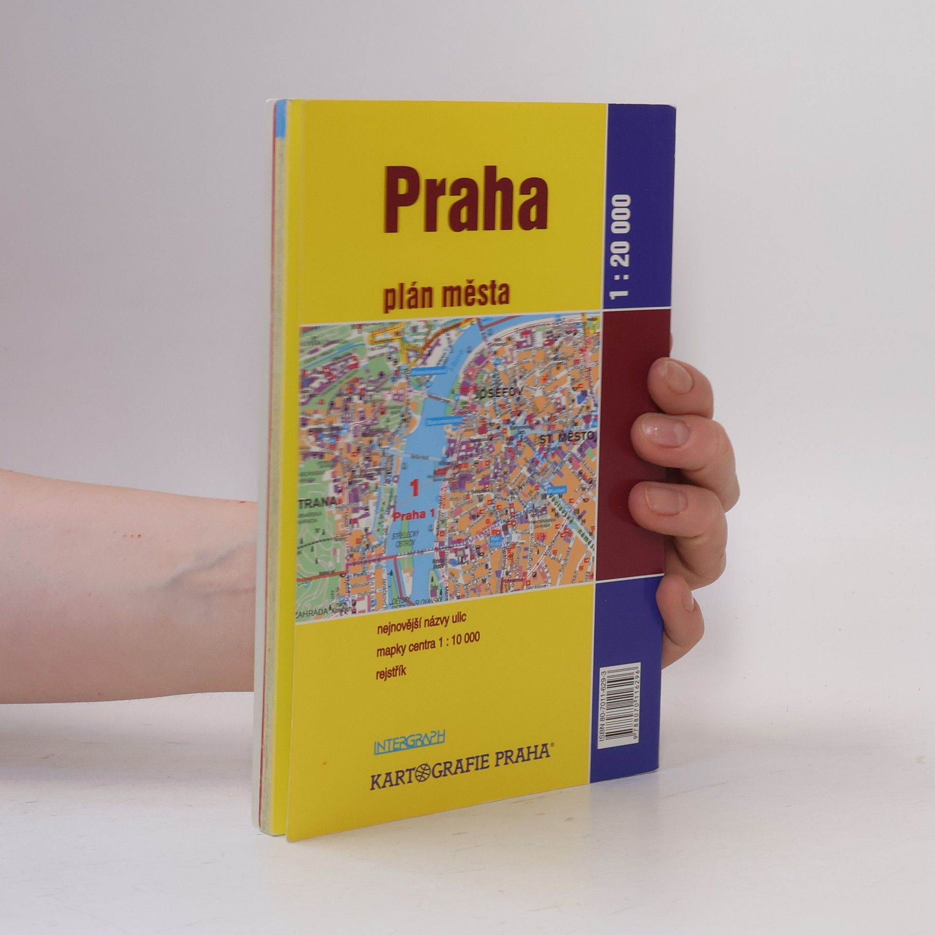 Various authors Praha plán města 1:20 000