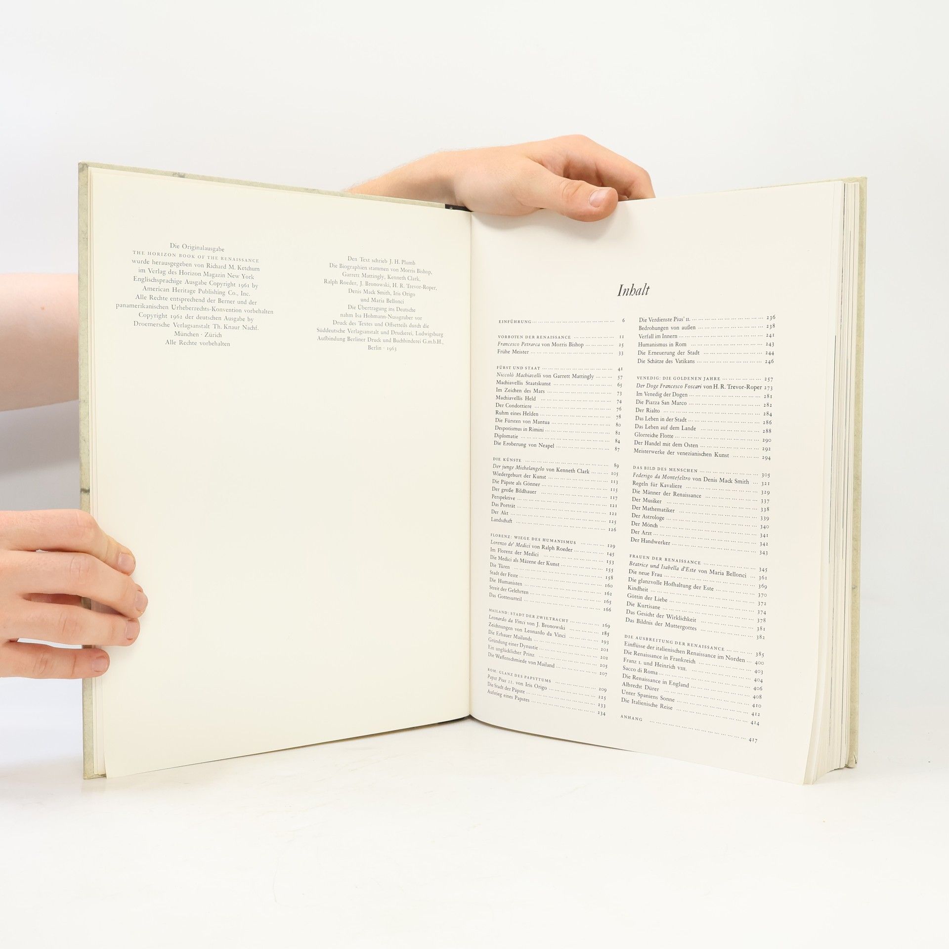 John H. Plumb Das Grosse Buch der Renaissance