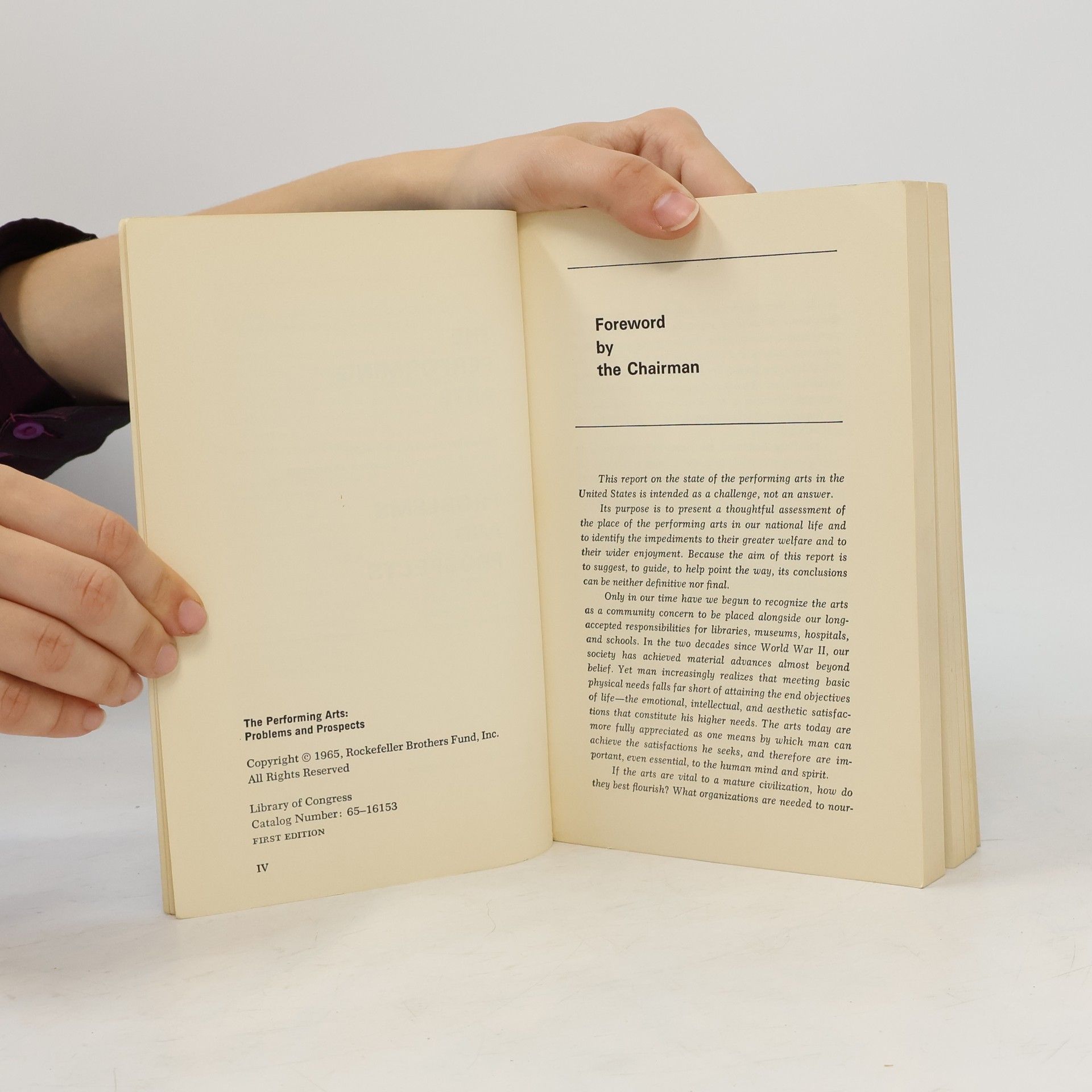 Auteurscollectief The Performing Arts. Problems and Prospects