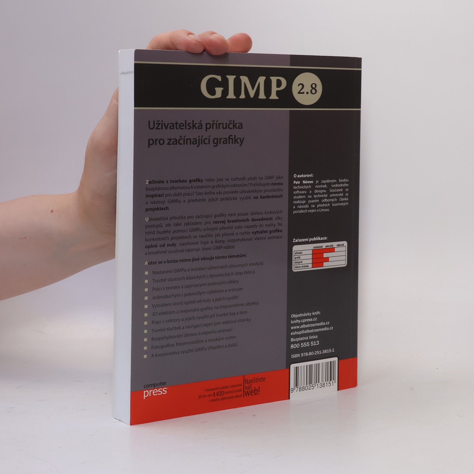 Petr Němec GIMP 2.8 – Uživatelská příručka pro začínající grafiky