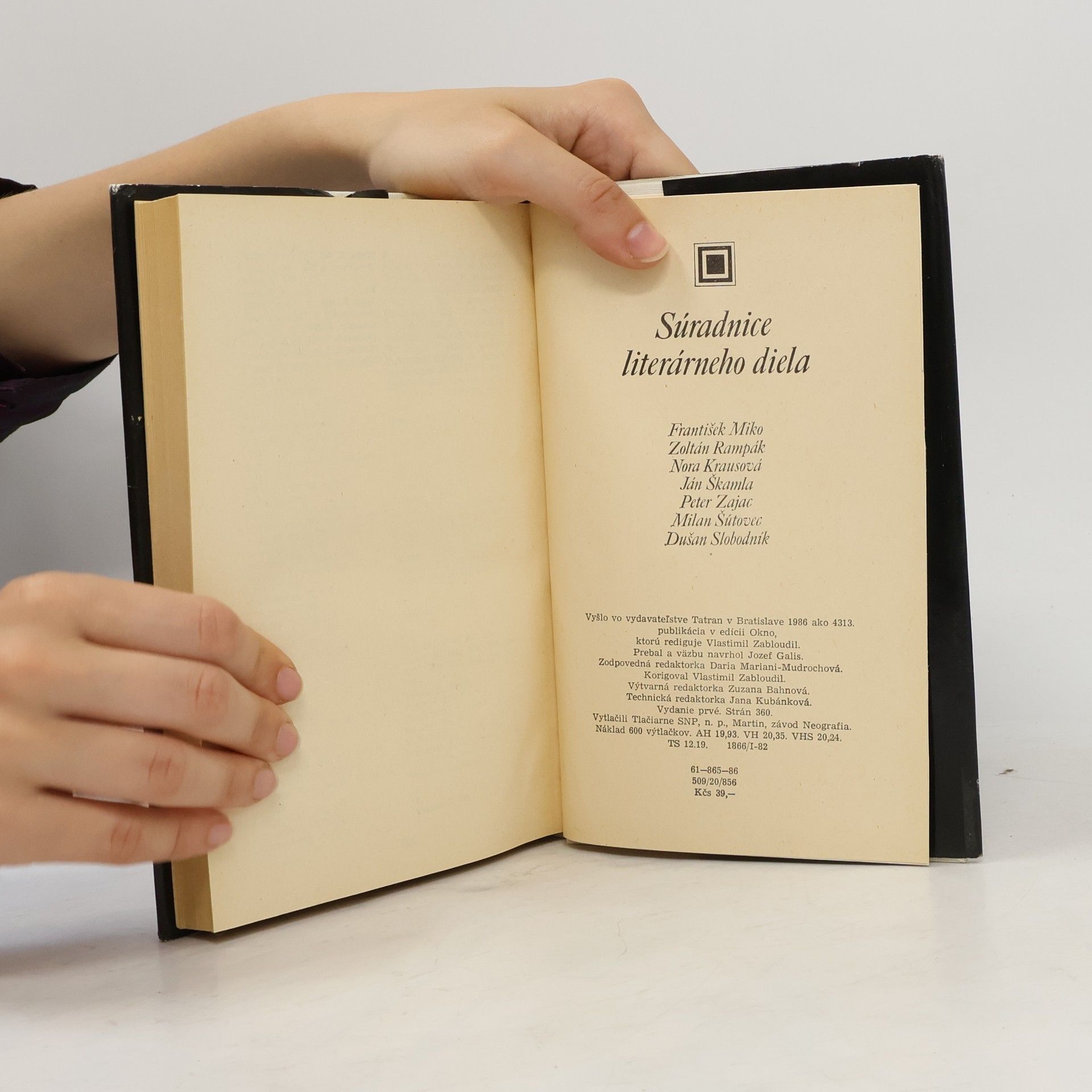 Autorenkollektiv Súradnice literárneho diela