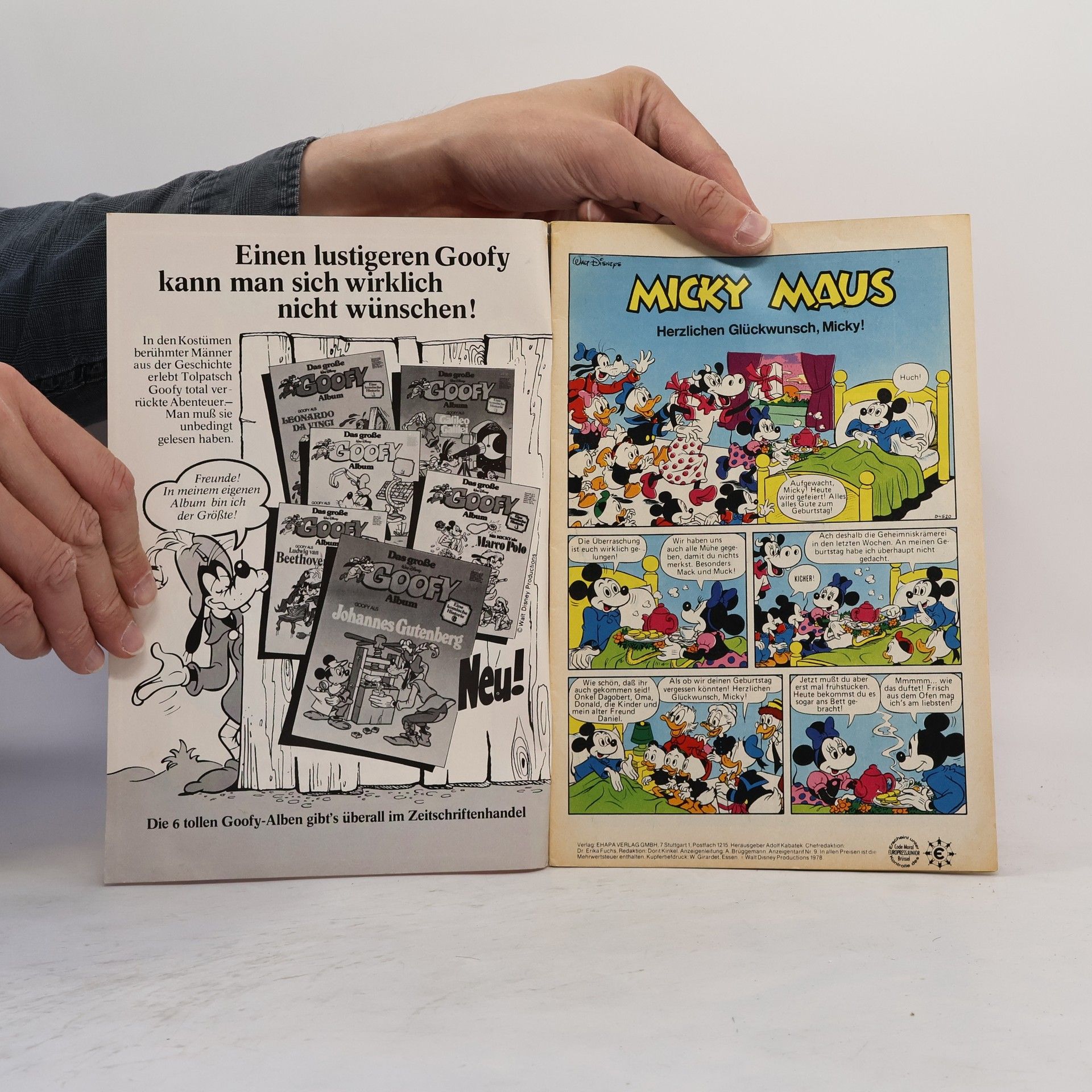 Collectif d'auteurs Micky Maus Geburtstagsheft