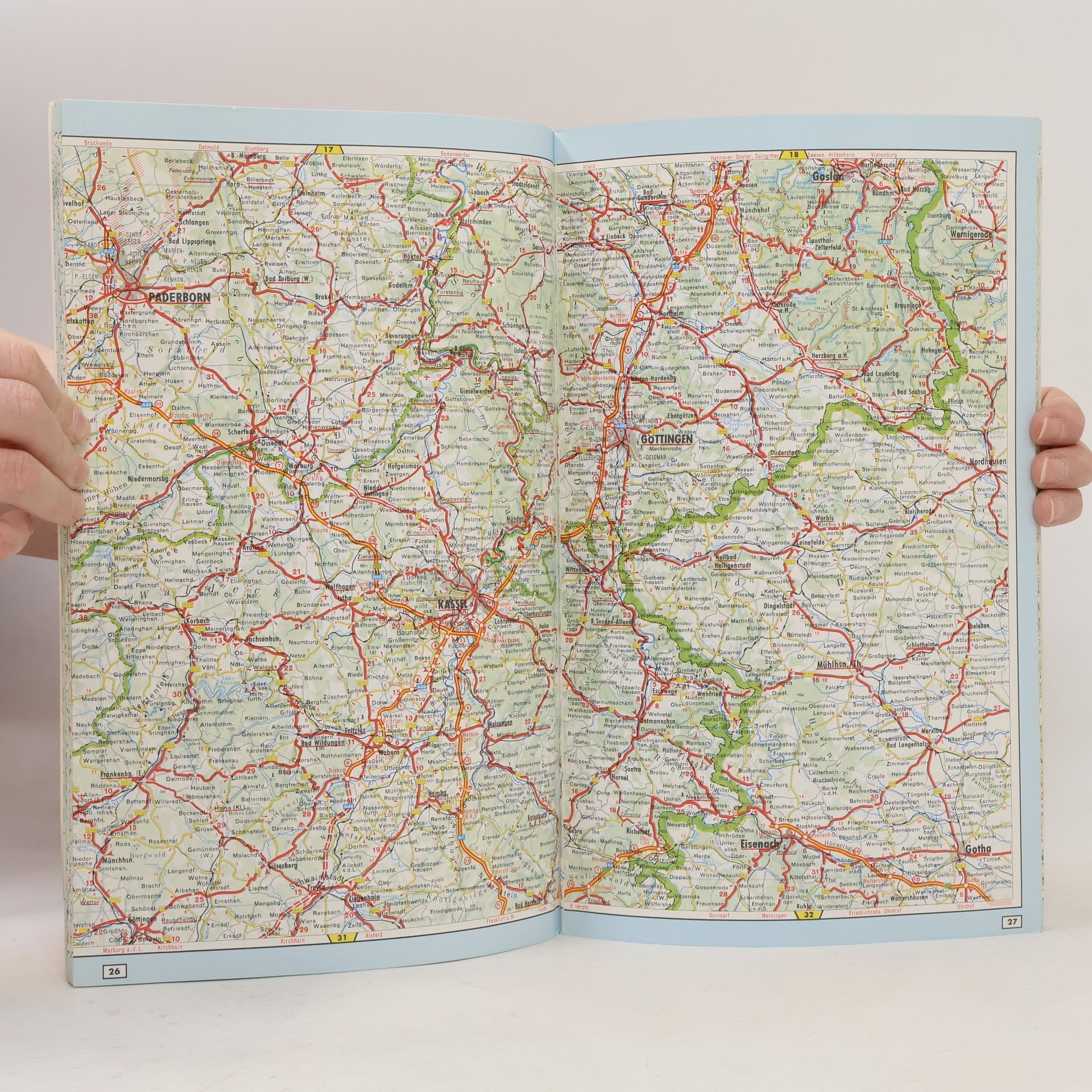 Reise- Und Verkehrsverlag Strassen Atlas, Deutschland, Schweiz, Österreich 1
