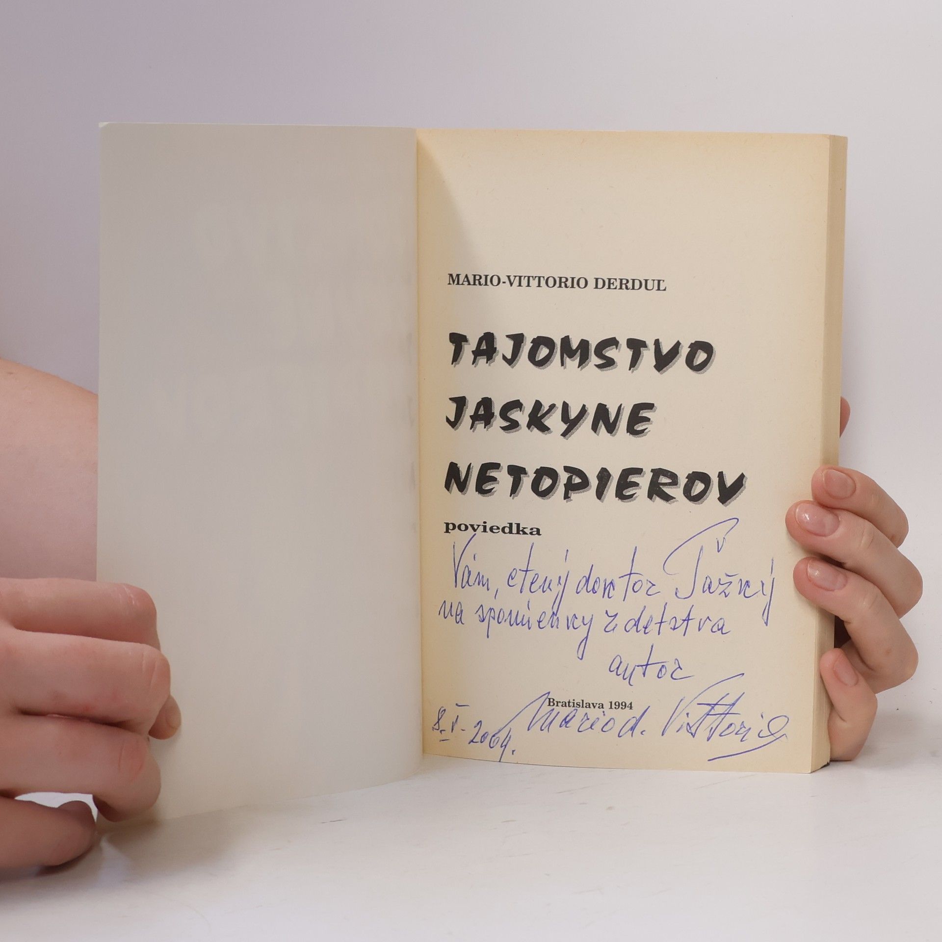 Mario Vittorio Derduľ Tajomstvo jaskyne netopierov