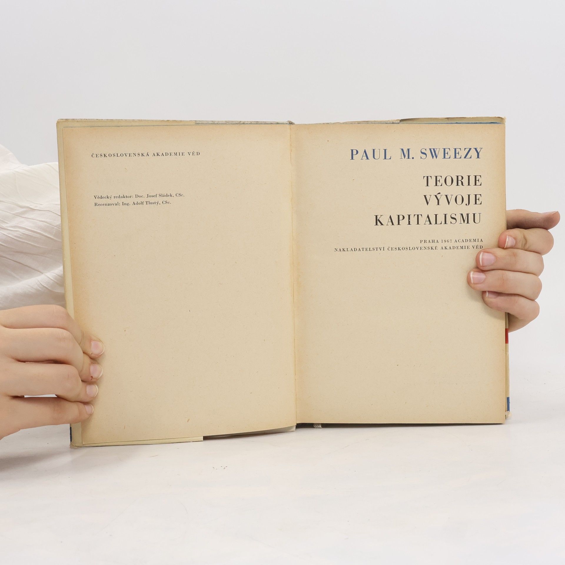 Paul Marlor Sweezy Teorie vývoje kapitalismu